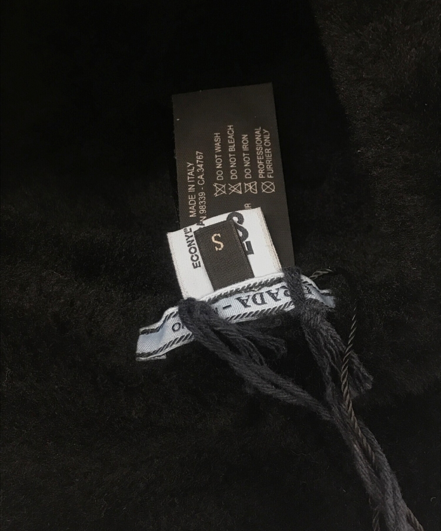 中古・古着通販】PRADA (プラダ) シアリング バケットハット ホワイト