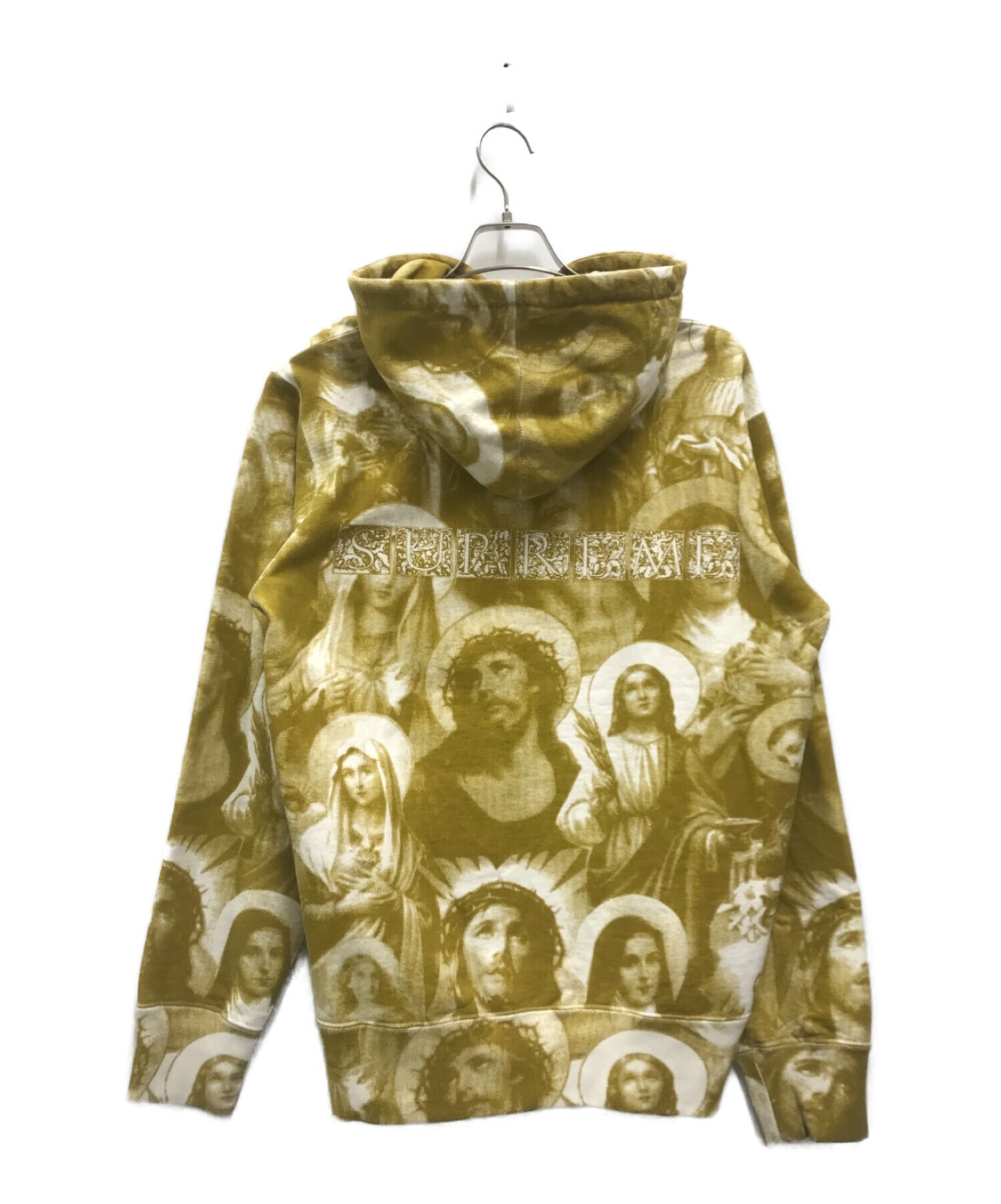 Supreme (シュプリーム) Jesus and Mary Hooded Sweatshirt イエロー サイズ:M