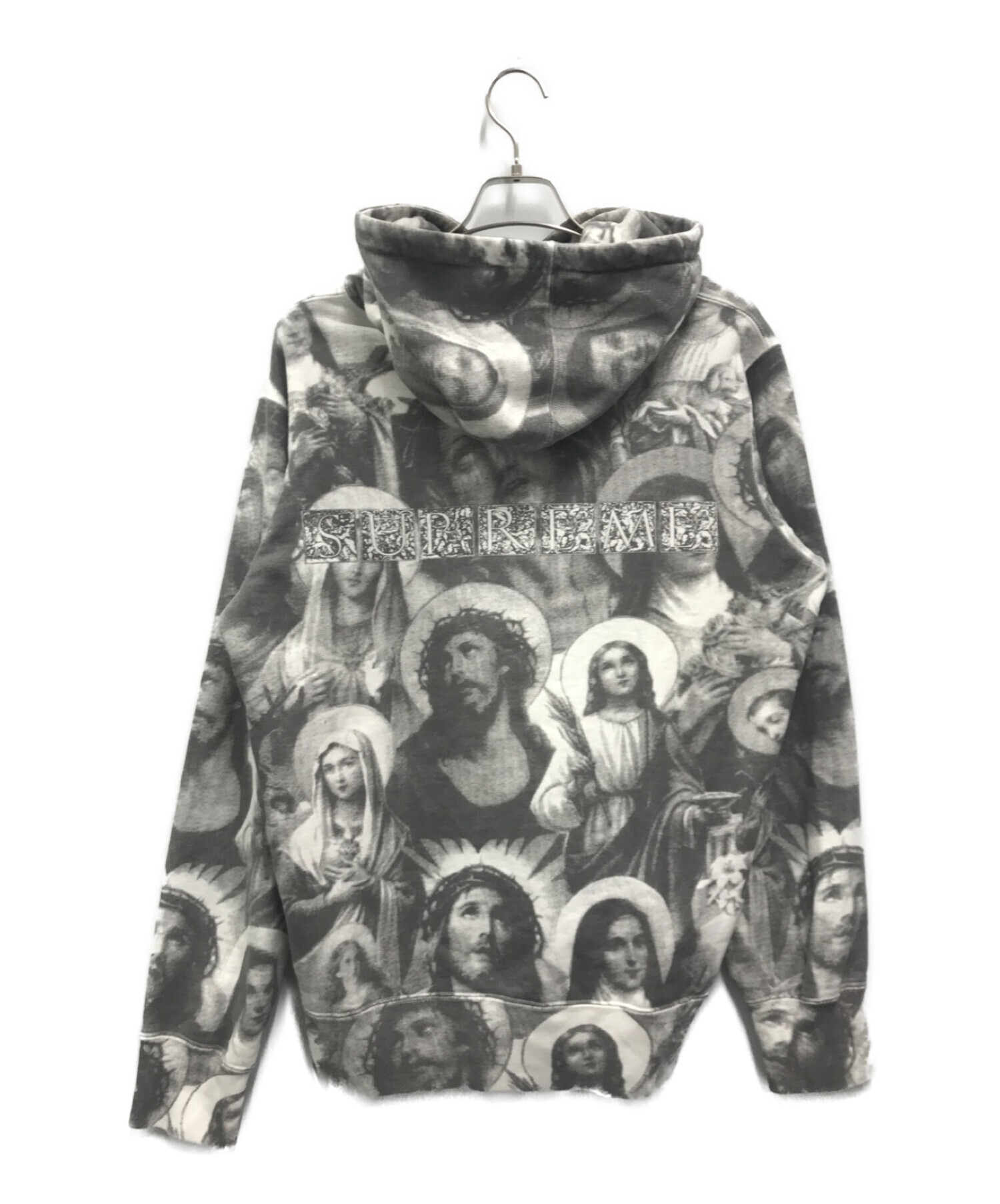 Supreme (シュプリーム) Jesus and Mary Hooded Sweatshirt グレー サイズ:M