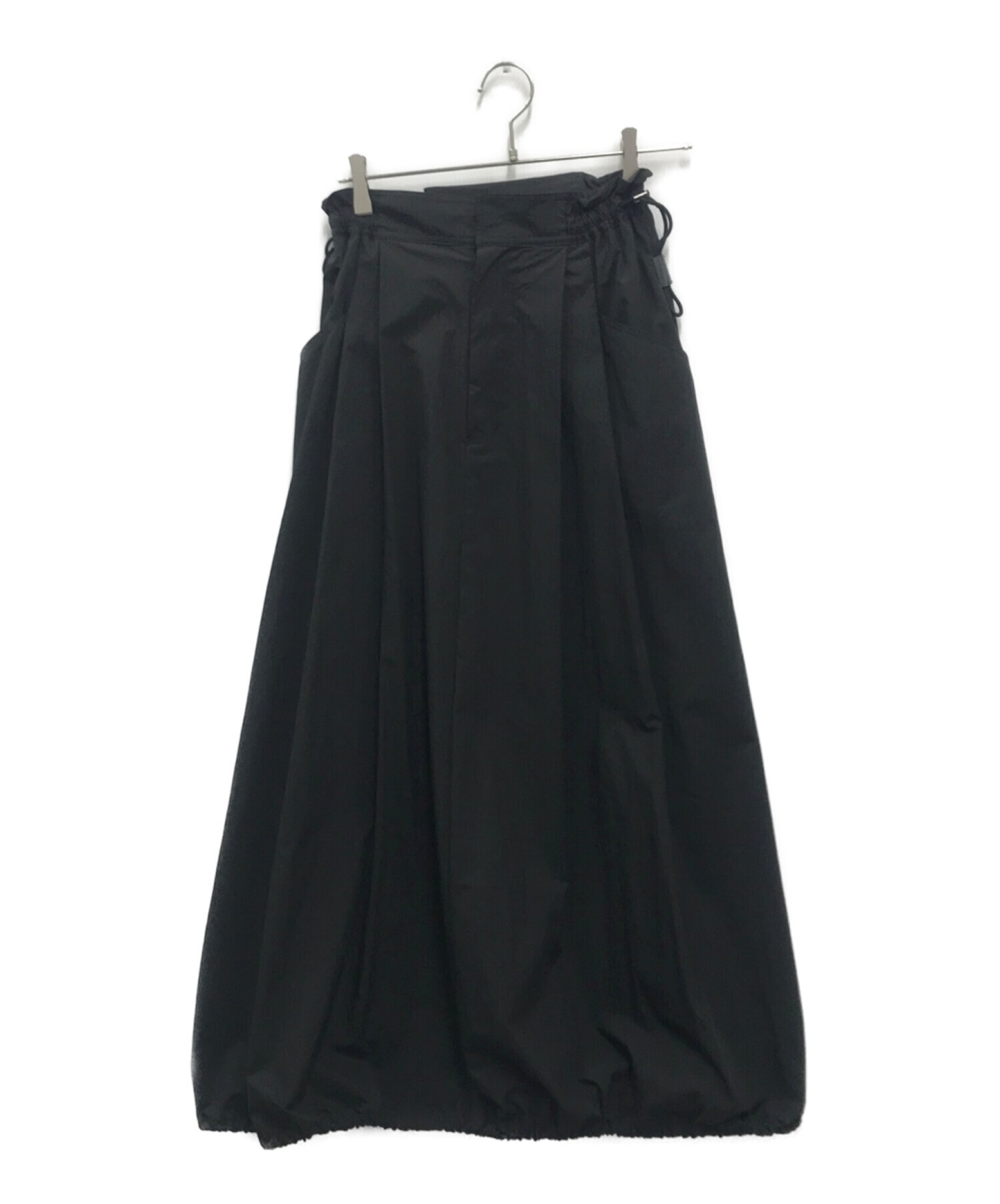 SIWEM (シウム) DRAWSTRING BALLOON SKIRT ブラック サイズ:S