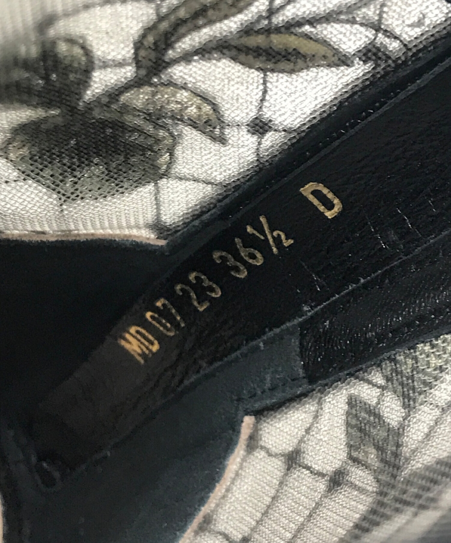 Christian Dior (クリスチャン ディオール) Naughtily-D ショートブーツ ブラック サイズ:36 1/2（約24.5cm）