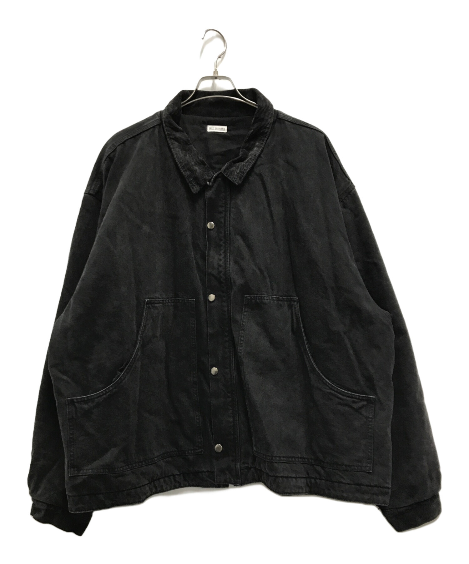 WILLY CHAVARRIA (ウィリーチャバリア) SILVERLAKE WORK JACKET ブラック サイズ:XL