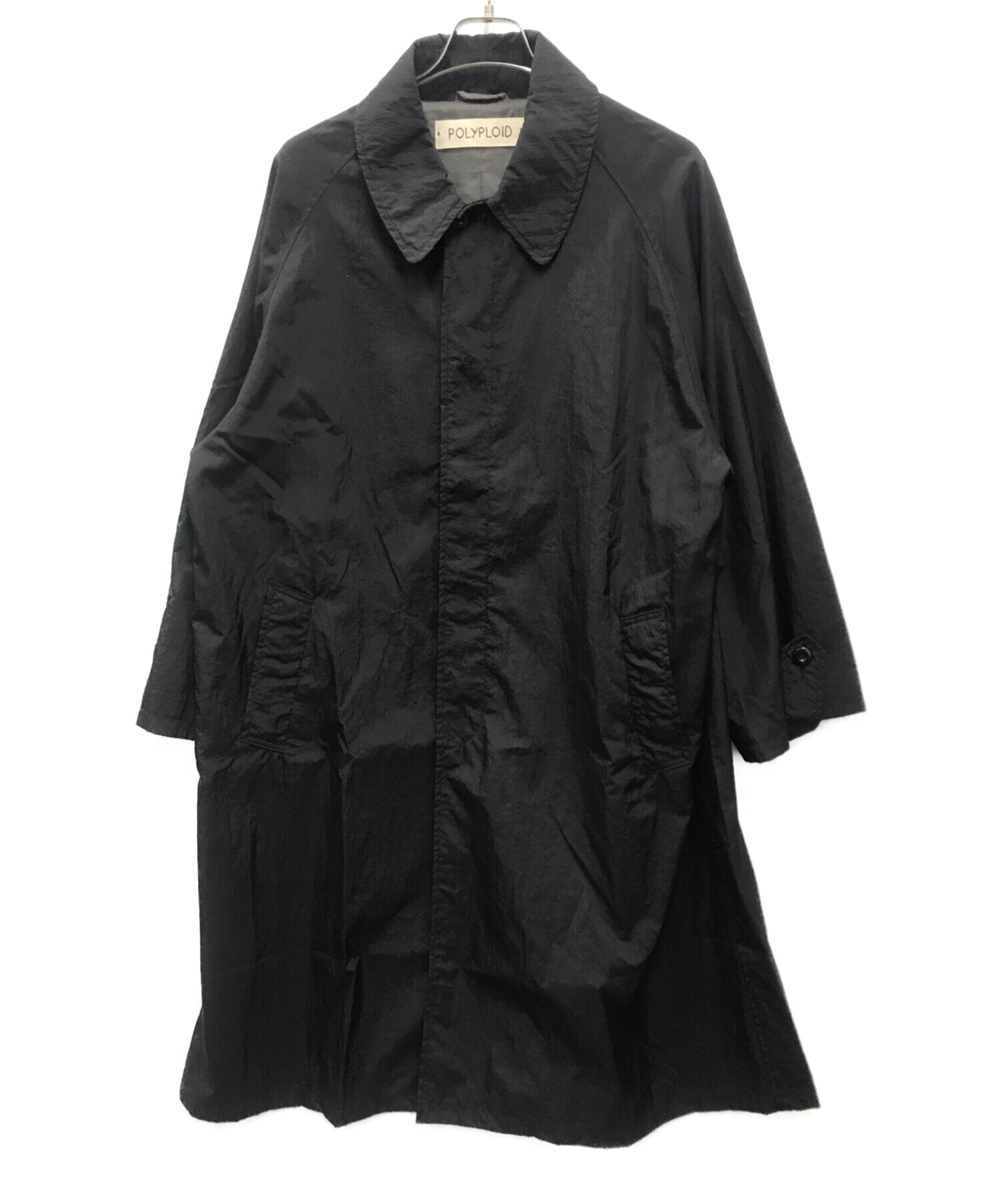 中古・古着通販】POLYPLOID (ポリプロイド) LONG COAT ブラック サイズ:S｜ブランド・古着通販 トレファク公式【TREFAC  FASHION】スマホサイト