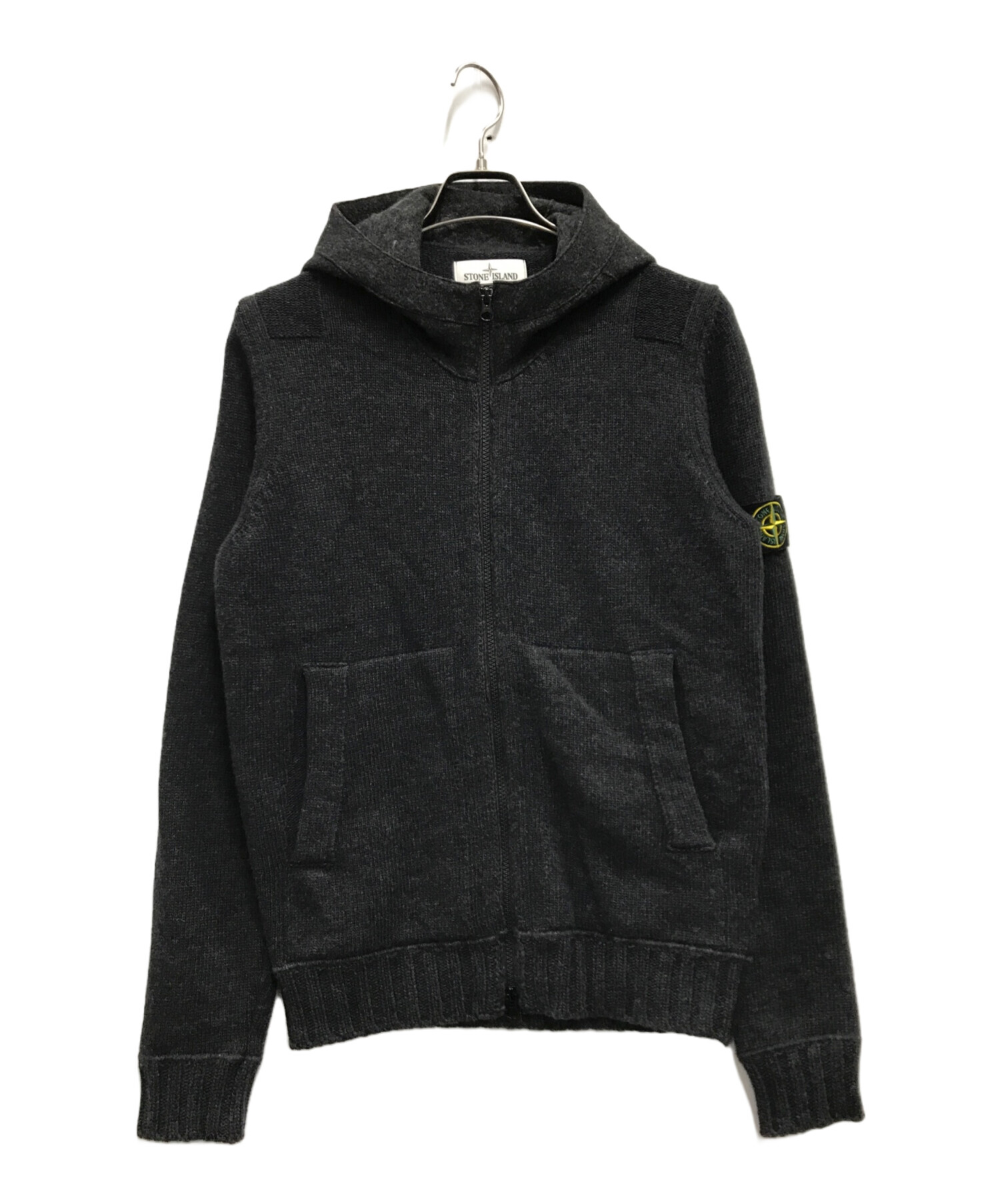 中古・古着通販】STONE ISLAND (ストーンアイランド) ニットコンビジャケット グレー サイズ:S｜ブランド・古着通販  トレファク公式【TREFAC FASHION】スマホサイト