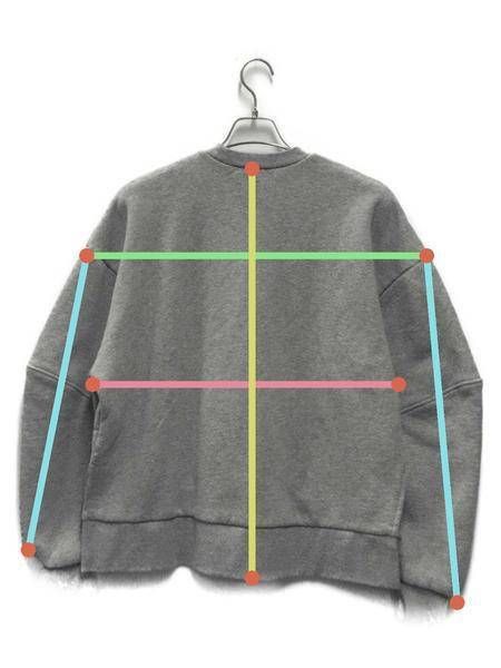 中古・古着通販】nagonstans (ナゴンスタンス) front vents pullover グレー サイズ:M｜ブランド・古着通販  トレファク公式【TREFAC FASHION】スマホサイト