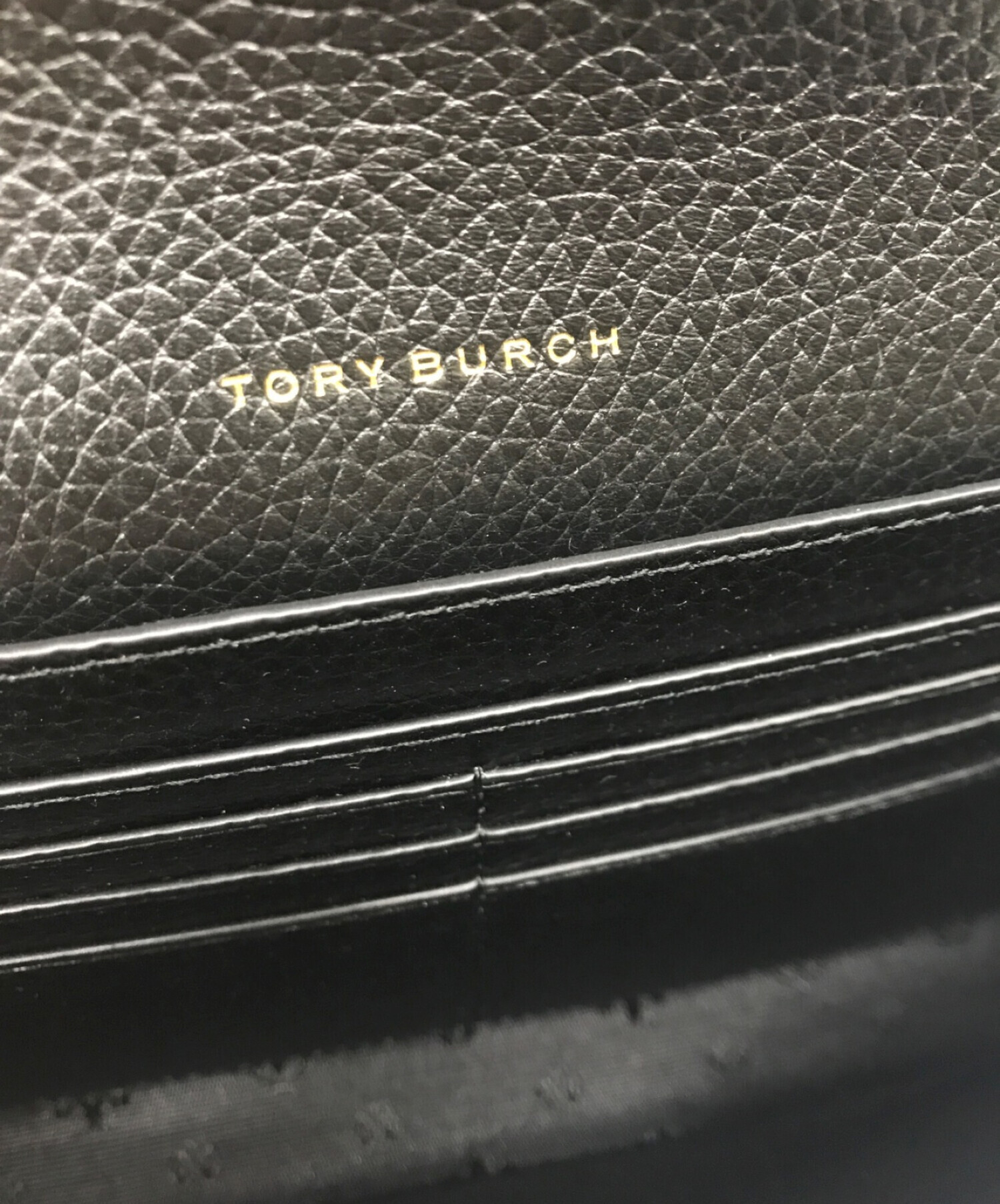 TORY BURCH (トリーバーチ) ウォレットショルダーバッグ ブラック