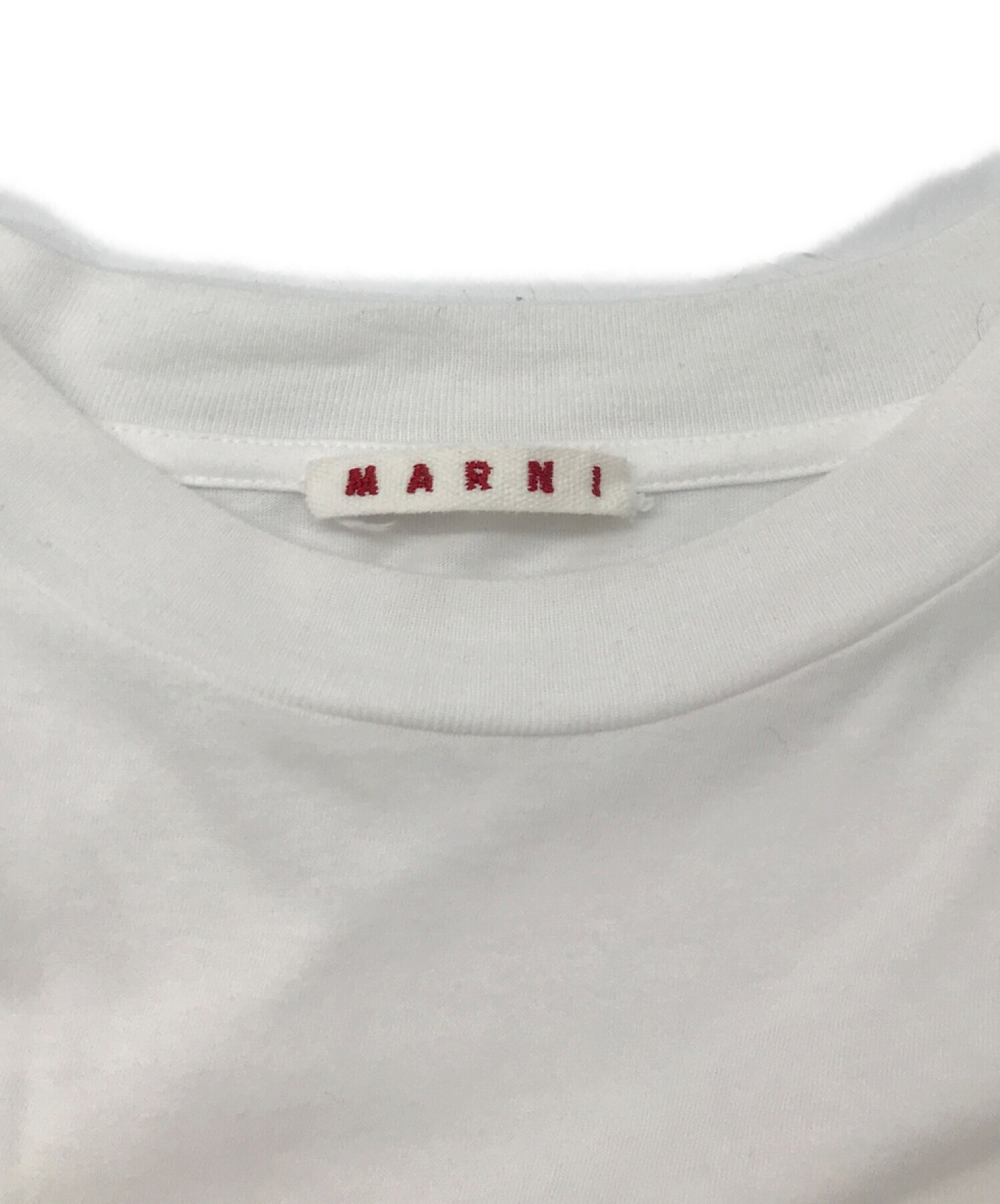 中古・古着通販】MARNI (マルニ) オーバーサイズTシャツ ホワイト