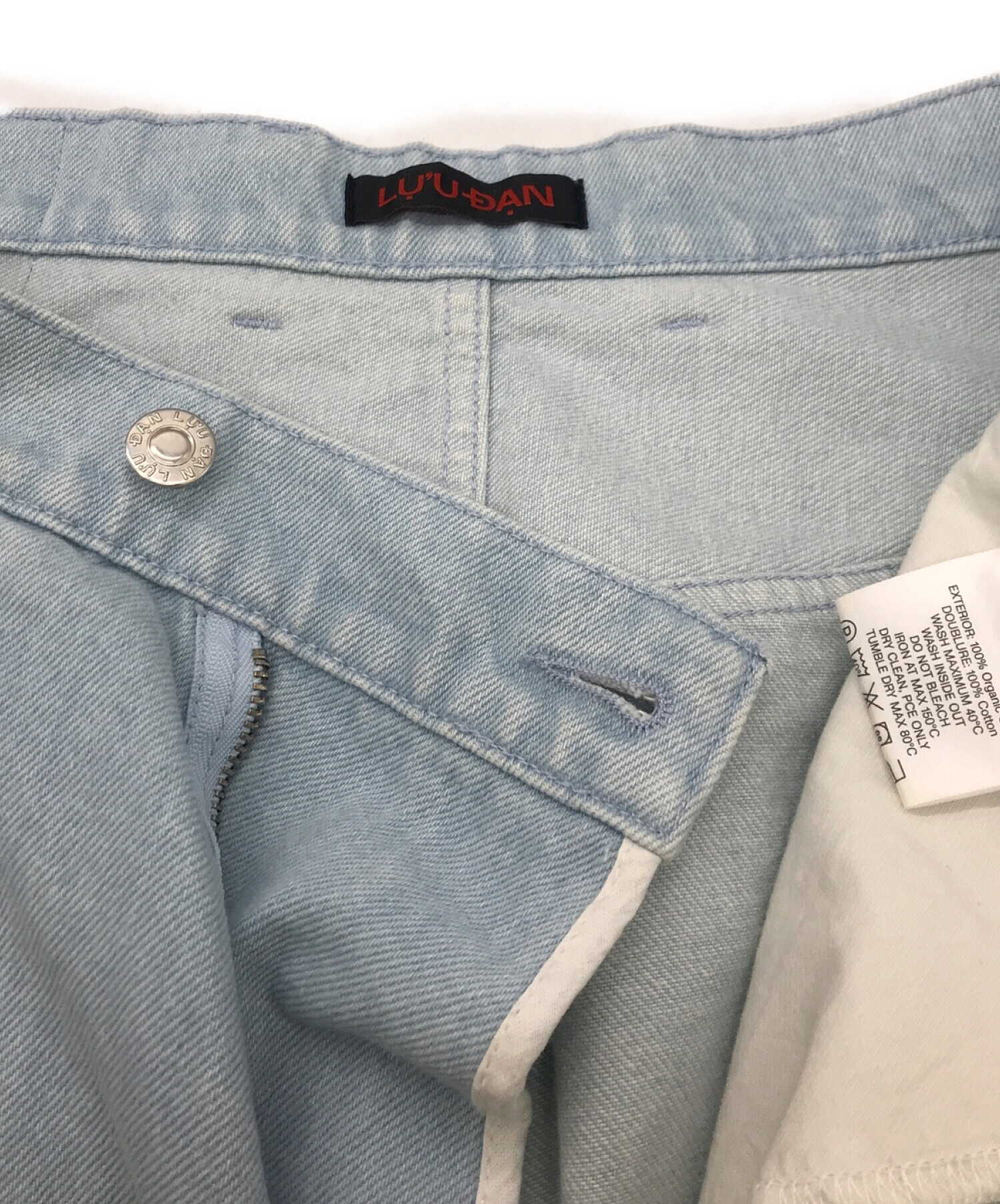 中古・古着通販】Lu'u Dan (LU'U DAN) PLEATED FRONT JEANS インディゴ サイズ:71cm（W28）｜ブランド・古着通販  トレファク公式【TREFAC FASHION】スマホサイト