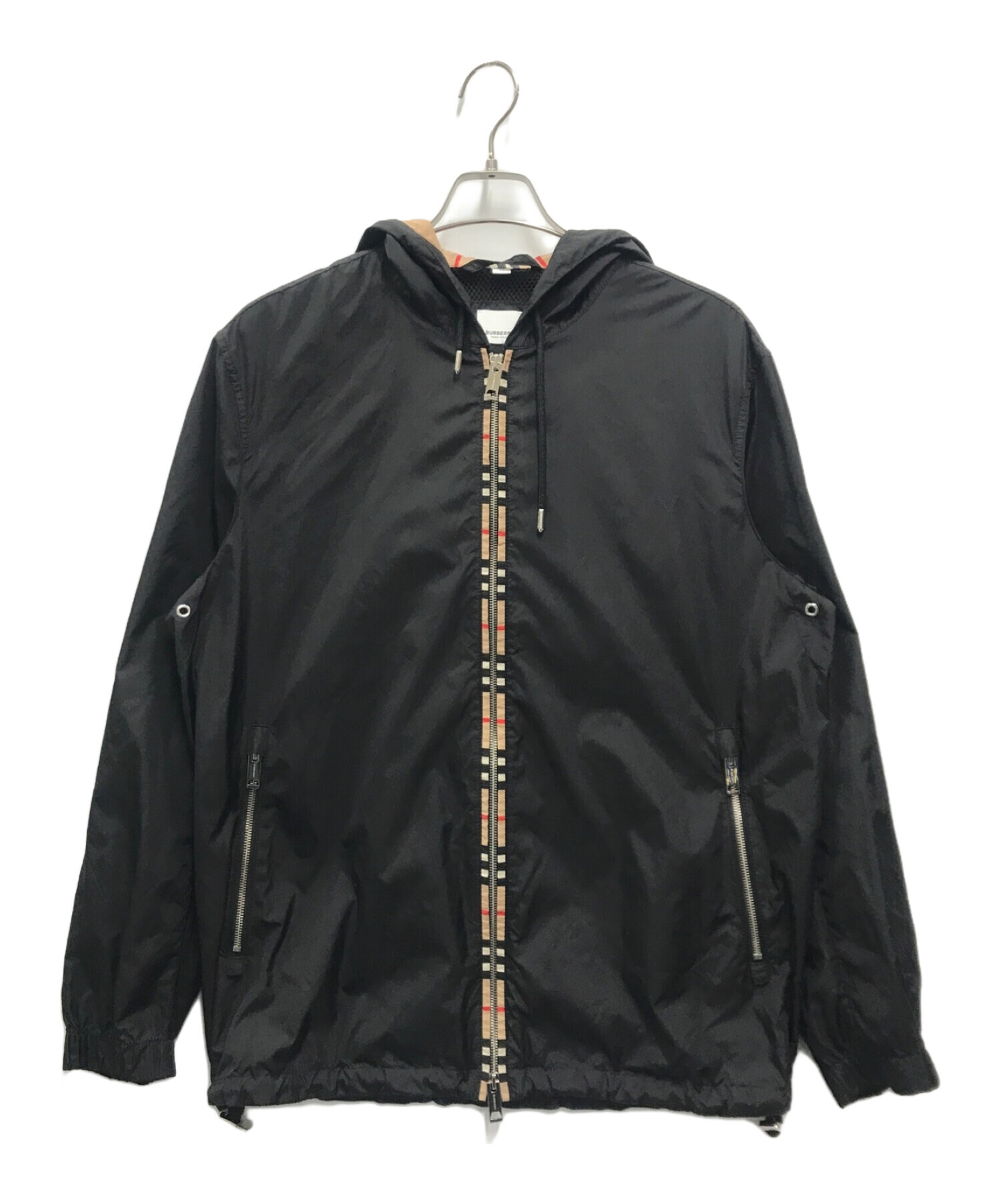 中古・古着通販】BURBERRY (バーバリー) EVERTON HS JACKET ブラック×ベージュ サイズ:48｜ブランド・古着通販  トレファク公式【TREFAC FASHION】スマホサイト