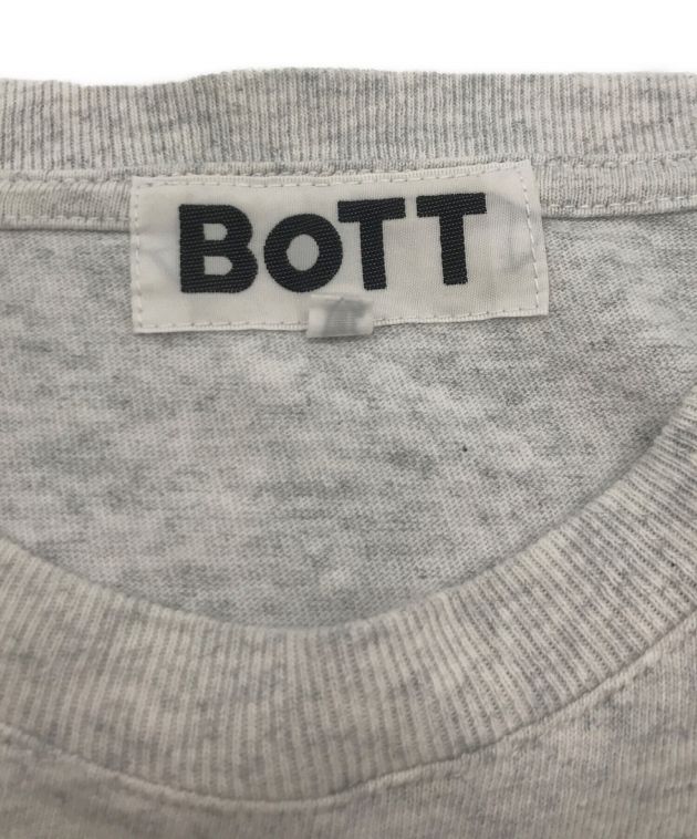 BoTT (ボット) THE BLACK EYE PATCH (ブラックアイパッチ) OG LABEL TEE グレー サイズ:M