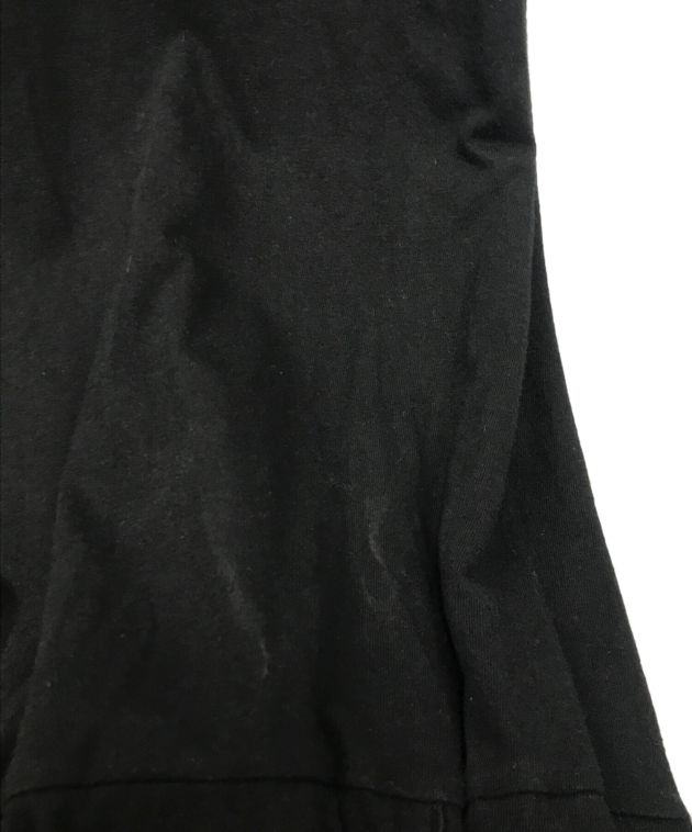 nagonstans (ナゴンスタンス) ソフト天竺レイヤーヘム ドレス ブラック サイズ:S