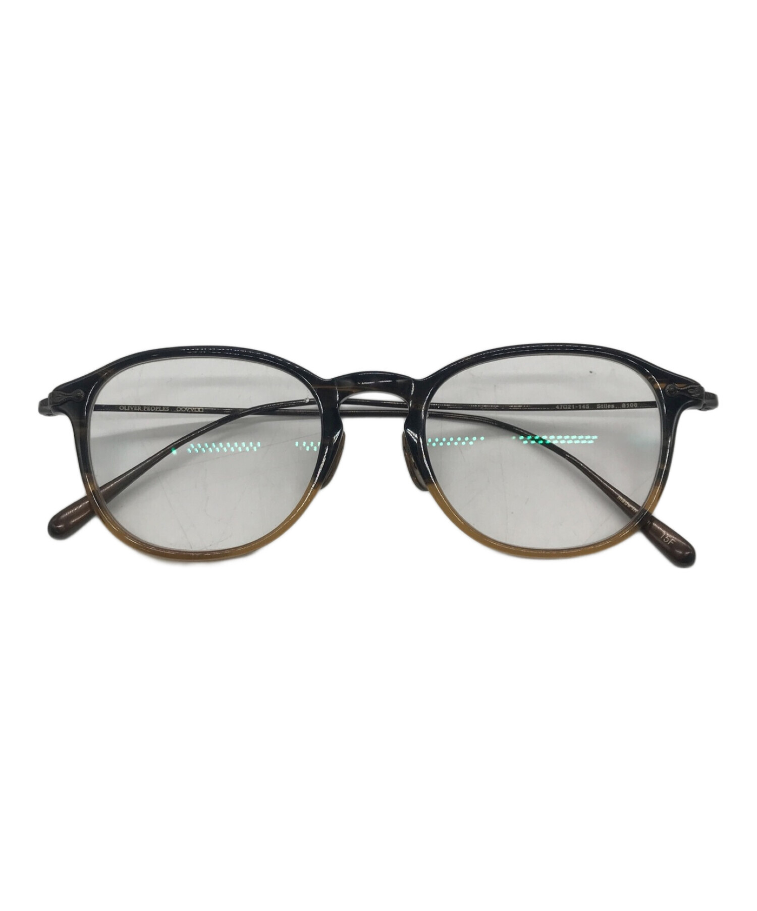 中古・古着通販】OLIVER PEOPLES (オリバーピープルズ) 伊達眼鏡 ブラウン サイズ:47□21-145｜ブランド・古着通販  トレファク公式【TREFAC FASHION】スマホサイト