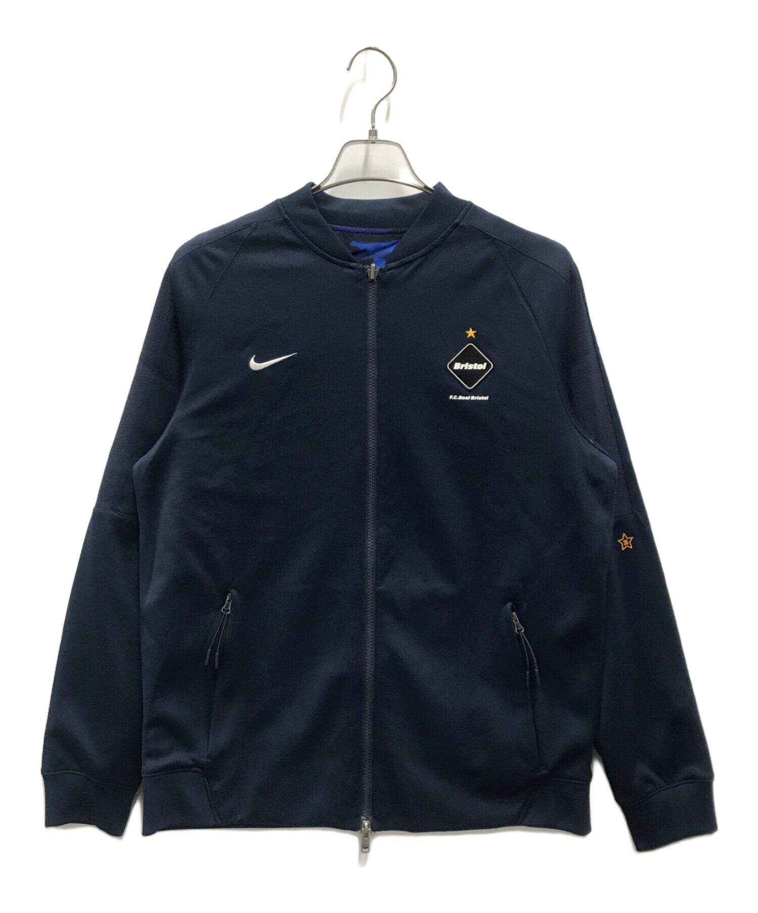 中古・古着通販】NIKE (ナイキ) F.C.R.B. (エフシーアールビー) WARM UP JACKET ネイビー サイズ:L｜ブランド・古着通販  トレファク公式【TREFAC FASHION】スマホサイト