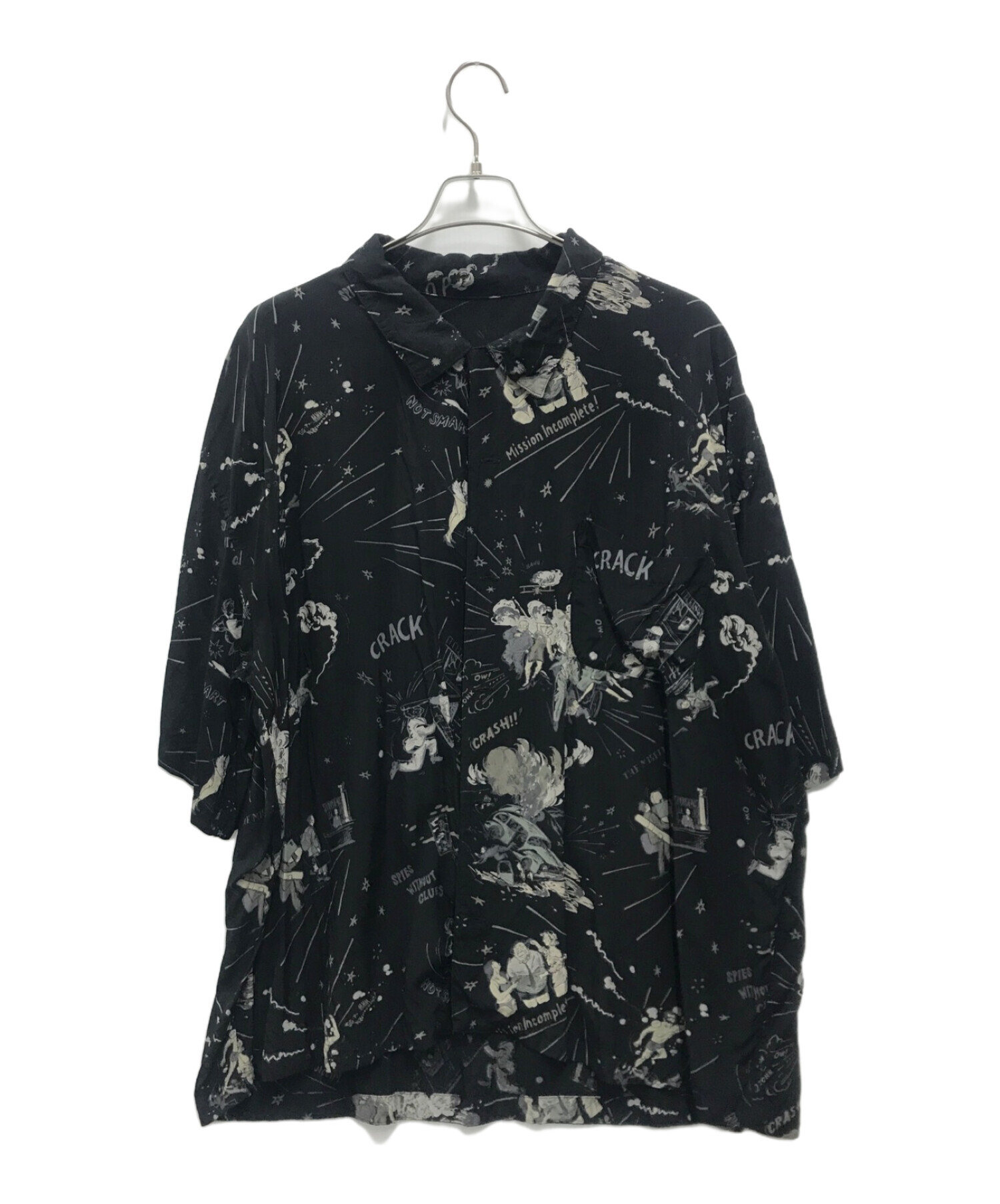 中古・古着通販】Porter Classic (ポータークラシック) 落ちこぼれスパイALOHA SHIRT (THE MISFIT SPIES)  ブラック サイズ:XXL｜ブランド・古着通販 トレファク公式【TREFAC FASHION】スマホサイト