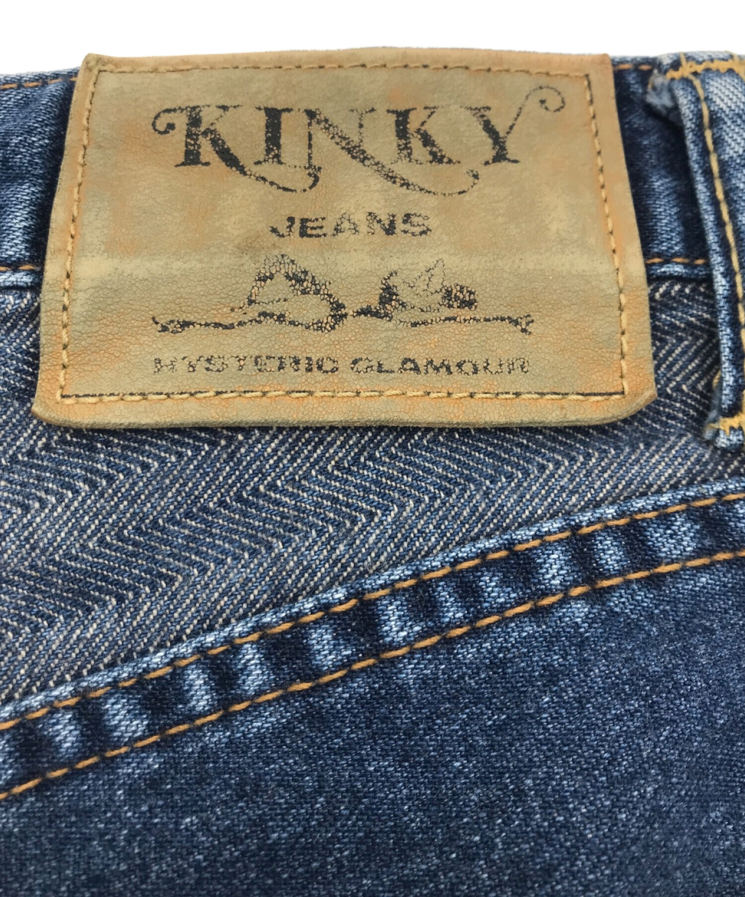 中古・古着通販】Hysteric Glamour (ヒステリックグラマー) KINKY JEANS インディゴ サイズ:S｜ブランド・古着通販  トレファク公式【TREFAC FASHION】スマホサイト