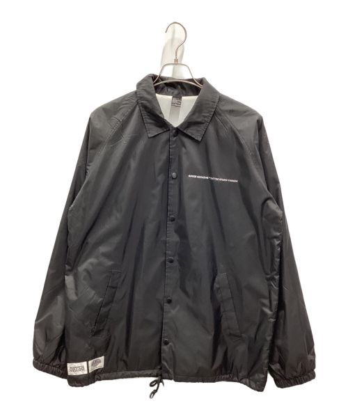 【中古・古着通販】TATTOO STUDIO YAMADA (タトゥースタジオヤマダ) RIPPER Magazine (リッパーマガジン) 10th  ANNIVERSARY COACH JACKET ブラック サイズ:L｜ブランド・古着通販 トレファク公式【TREFAC FASHION】スマホサイト