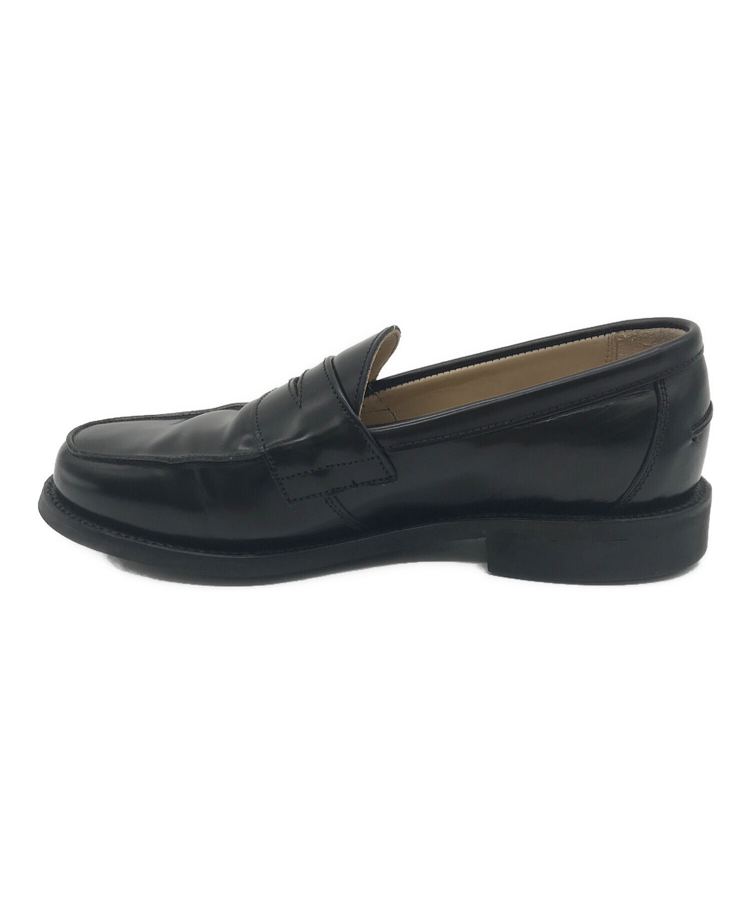 中古・古着通販】SANDERS (サンダース) BUTT SEAM LOAFER ブラック サイズ:US6 1/2｜ブランド・古着通販  トレファク公式【TREFAC FASHION】スマホサイト