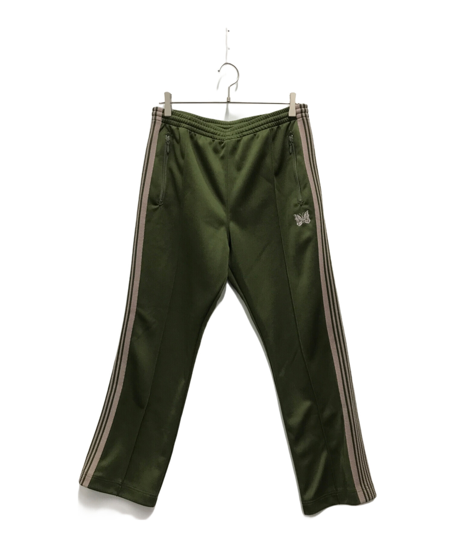 中古・古着通販】Needles (ニードルズ) NARROW TRACK PANTS POLYESTER SMOOTH オリーブ サイズ:M｜ブランド・ 古着通販 トレファク公式【TREFAC FASHION】スマホサイト