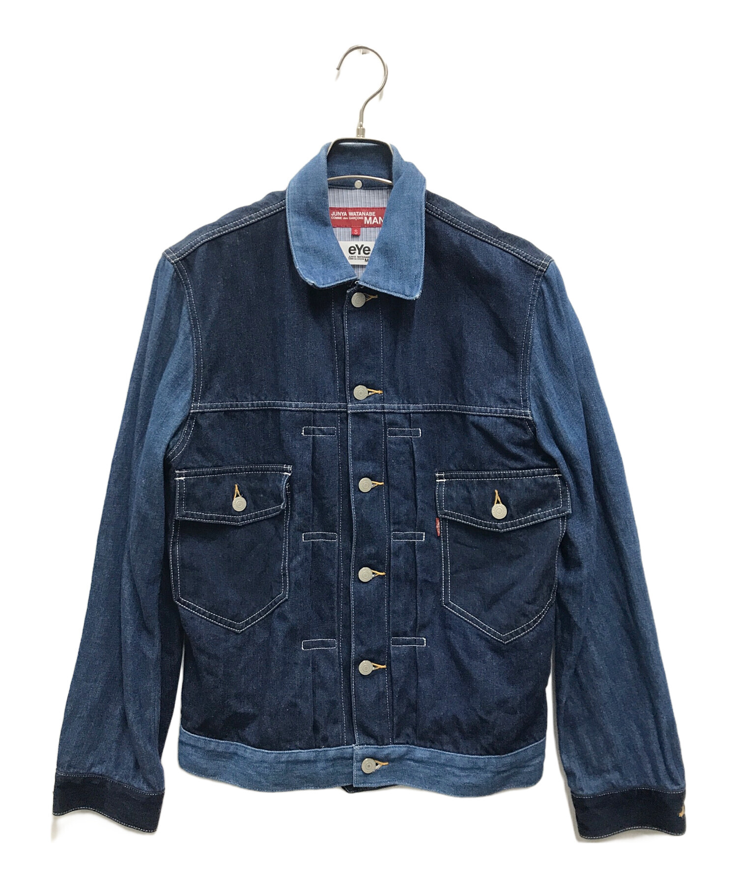 中古・古着通販】JUNYA WATANABE MAN (ジュンヤワタナベマン) LEVI'S (リーバイス) 2ndタイプ カスタム デニム トラッカー ジャケット インディゴ サイズ:S｜ブランド・古着通販 トレファク公式【TREFAC FASHION】スマホサイト