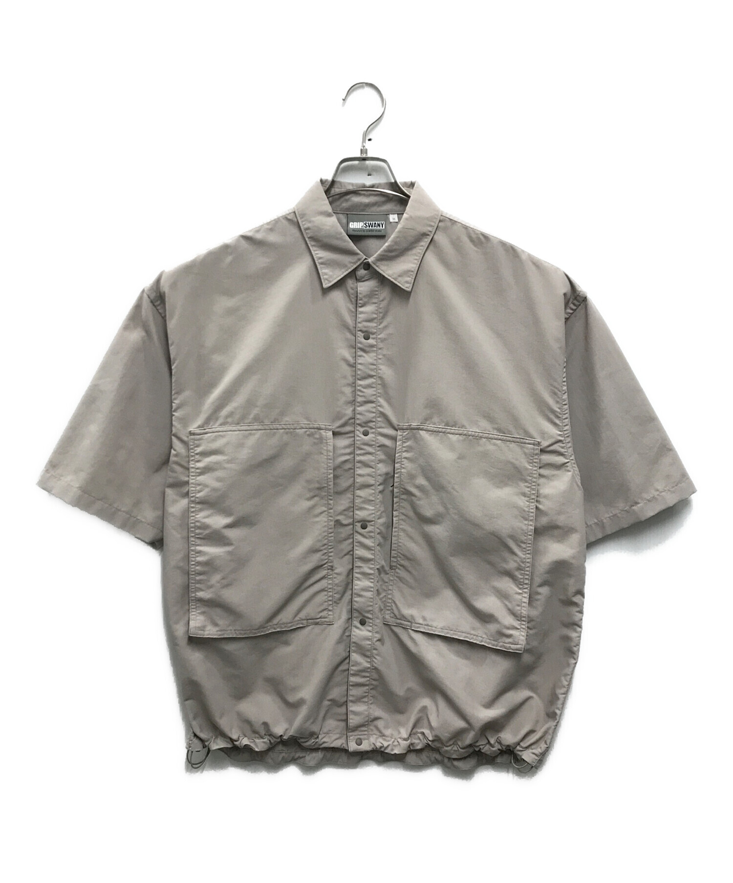 GRIP SWANY (グリップスワニー) koti BEAUTY&YOUTH (コティ ビューティアンドユース) GEAR SHIRT SSL  1.0 グレー サイズ:M