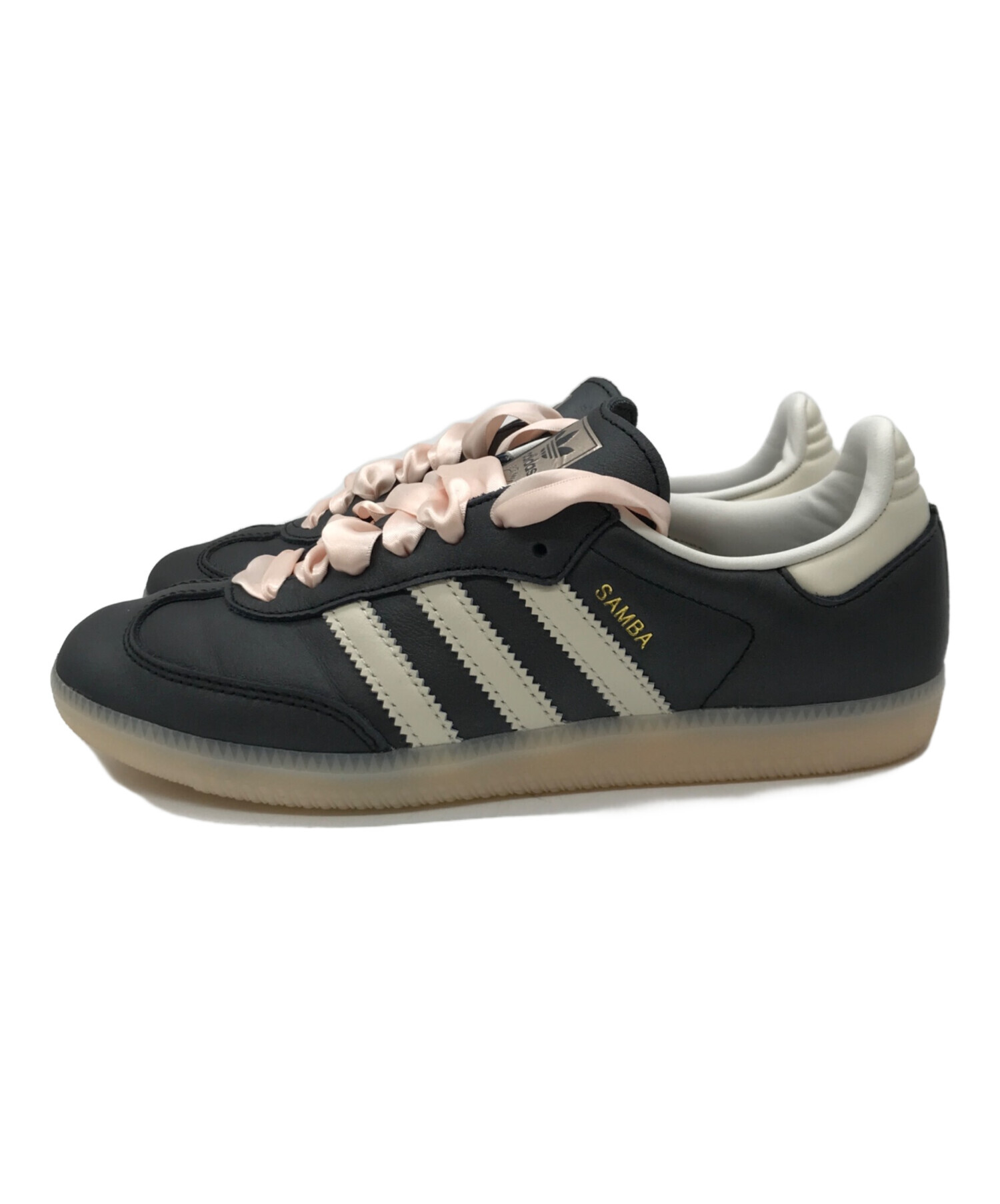 中古・古着通販】adidas (アディダス) Samba OG Black Pink Ribbon Laces ネイビー サイズ:23.5cm｜ブランド・古着通販  トレファク公式【TREFAC FASHION】スマホサイト