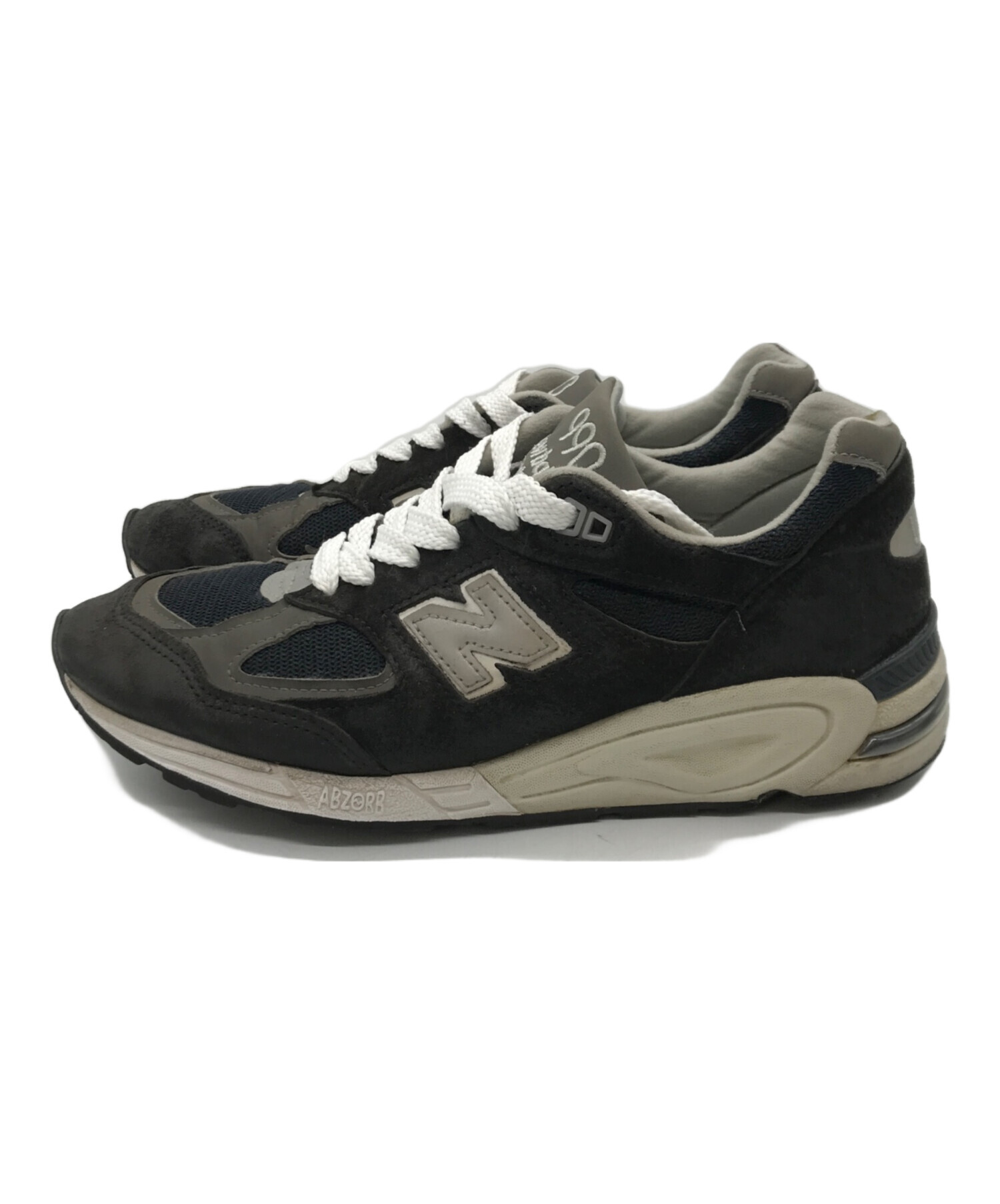 中古・古着通販】NEW BALANCE (ニューバランス) M990NB2 ネイビー×グレー サイズ:26.5cm｜ブランド・古着通販  トレファク公式【TREFAC FASHION】スマホサイト