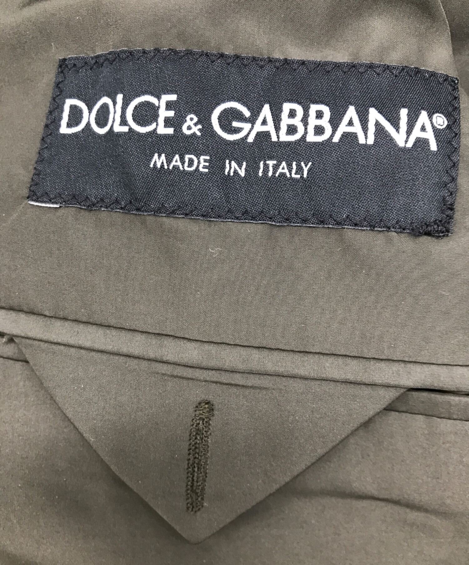 DOLCE & GABBANA (ドルチェ＆ガッバーナ) MA-1ドッキングテーラードジャケット グレー サイズ:50