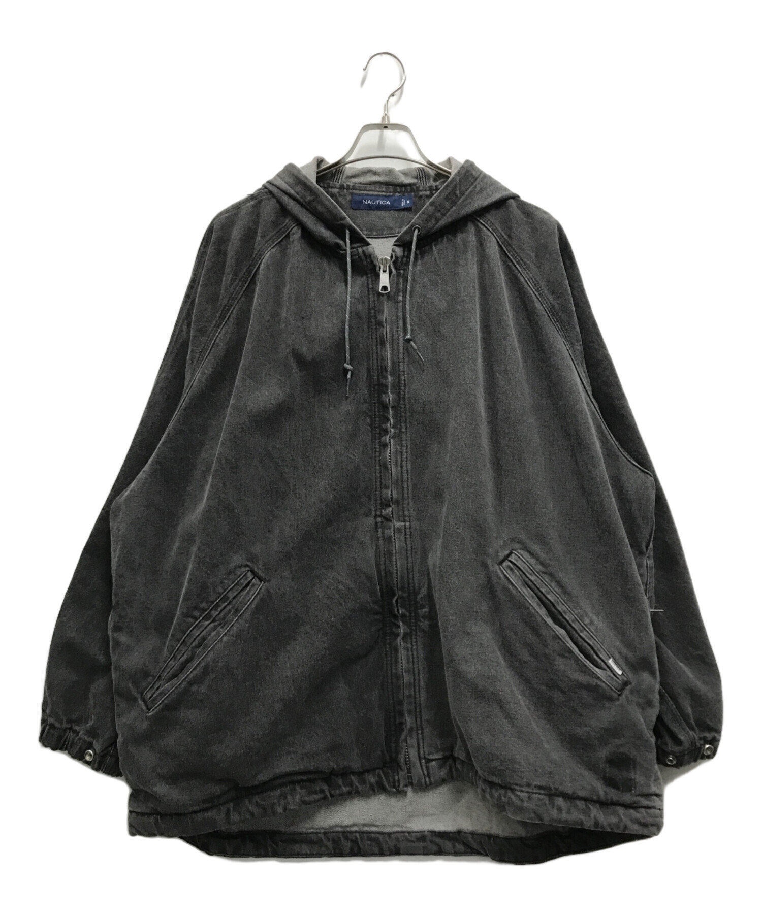 NAUTICA (ノーティカ) Hooded Denim Jacket ブラック サイズ:M