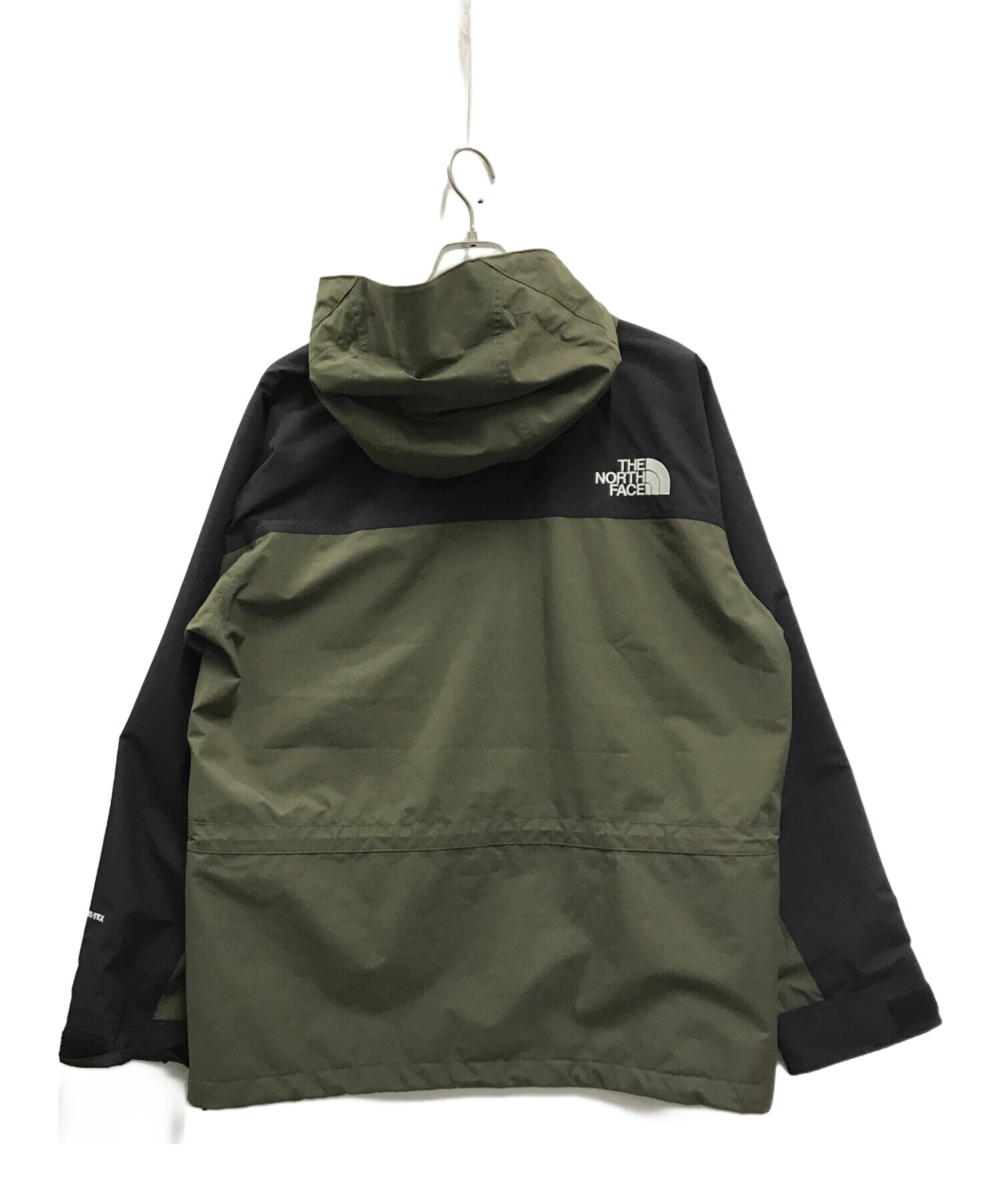 THE NORTH FACE (ザ ノース フェイス) マウンテンライトジャケット ブラック×カーキ サイズ:L