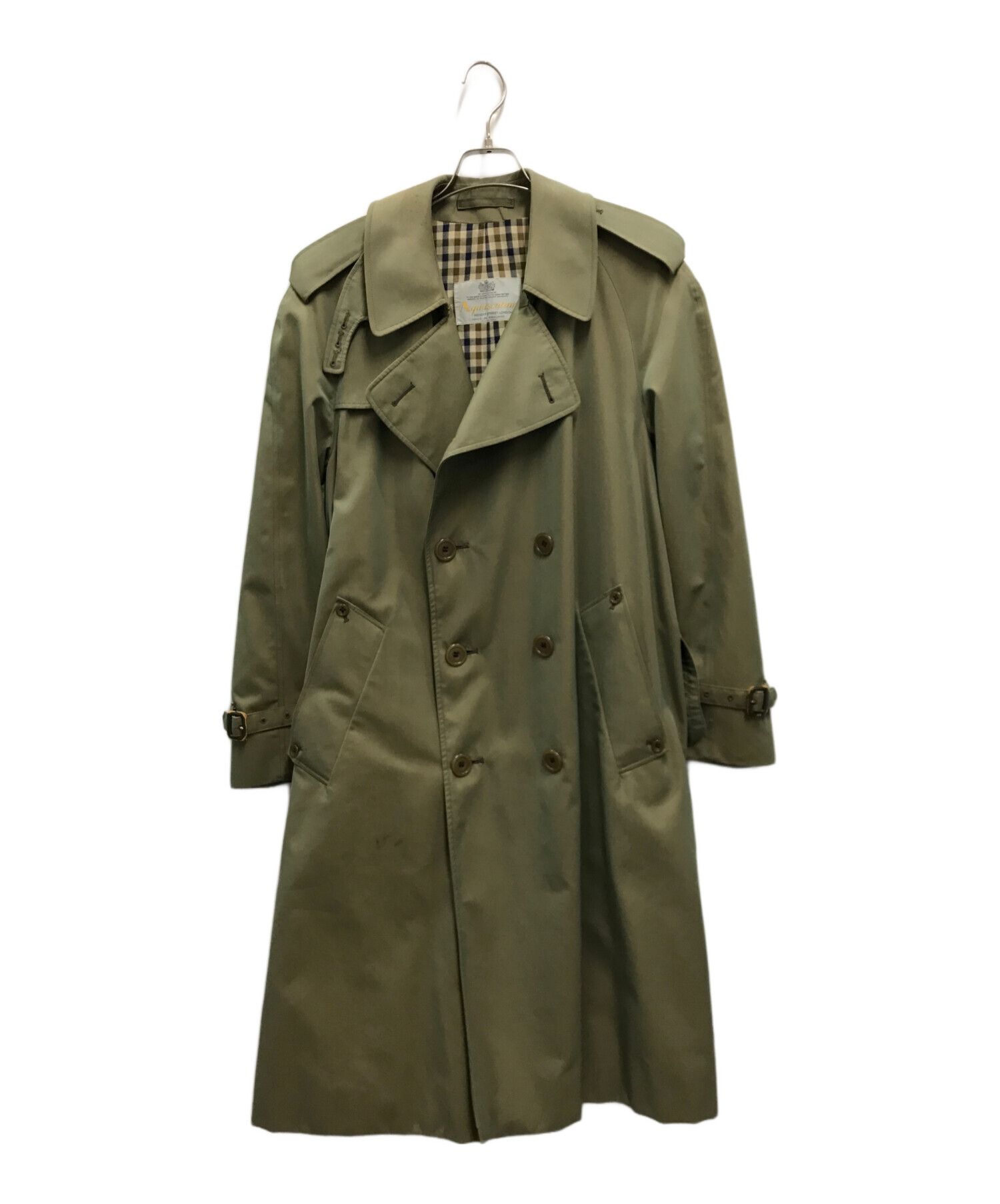 中古・古着通販】Aquascutum (アクアスキュータム) トレンチコート カーキ サイズ:記載なし｜ブランド・古着通販  トレファク公式【TREFAC FASHION】スマホサイト