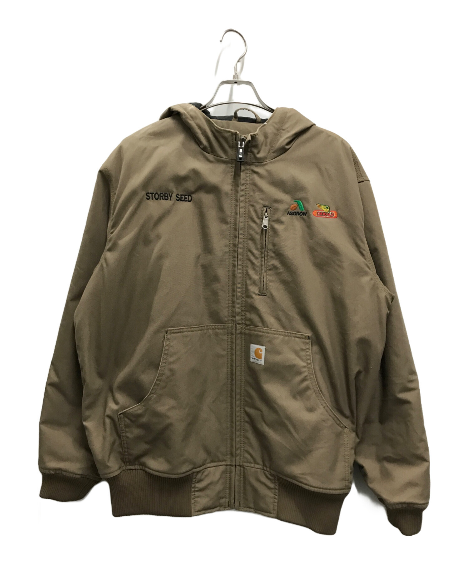 CarHartt (カーハート) フードジャケット ブラウン サイズ:L