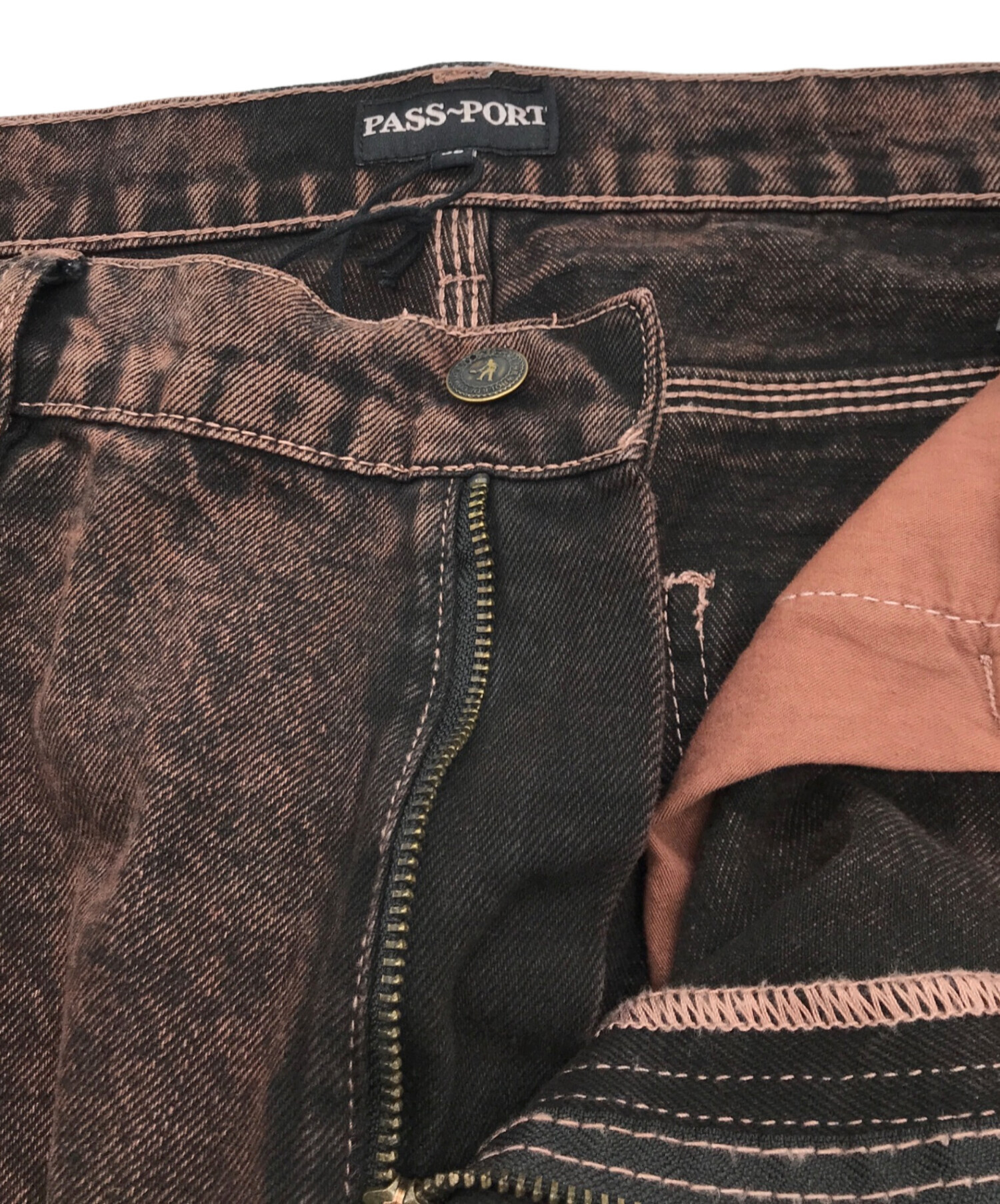 中古・古着通販】PASSPORT (パスポート) Workers Club Denim Jean ブラウン サイズ:W36｜ブランド・古着通販  トレファク公式【TREFAC FASHION】スマホサイト