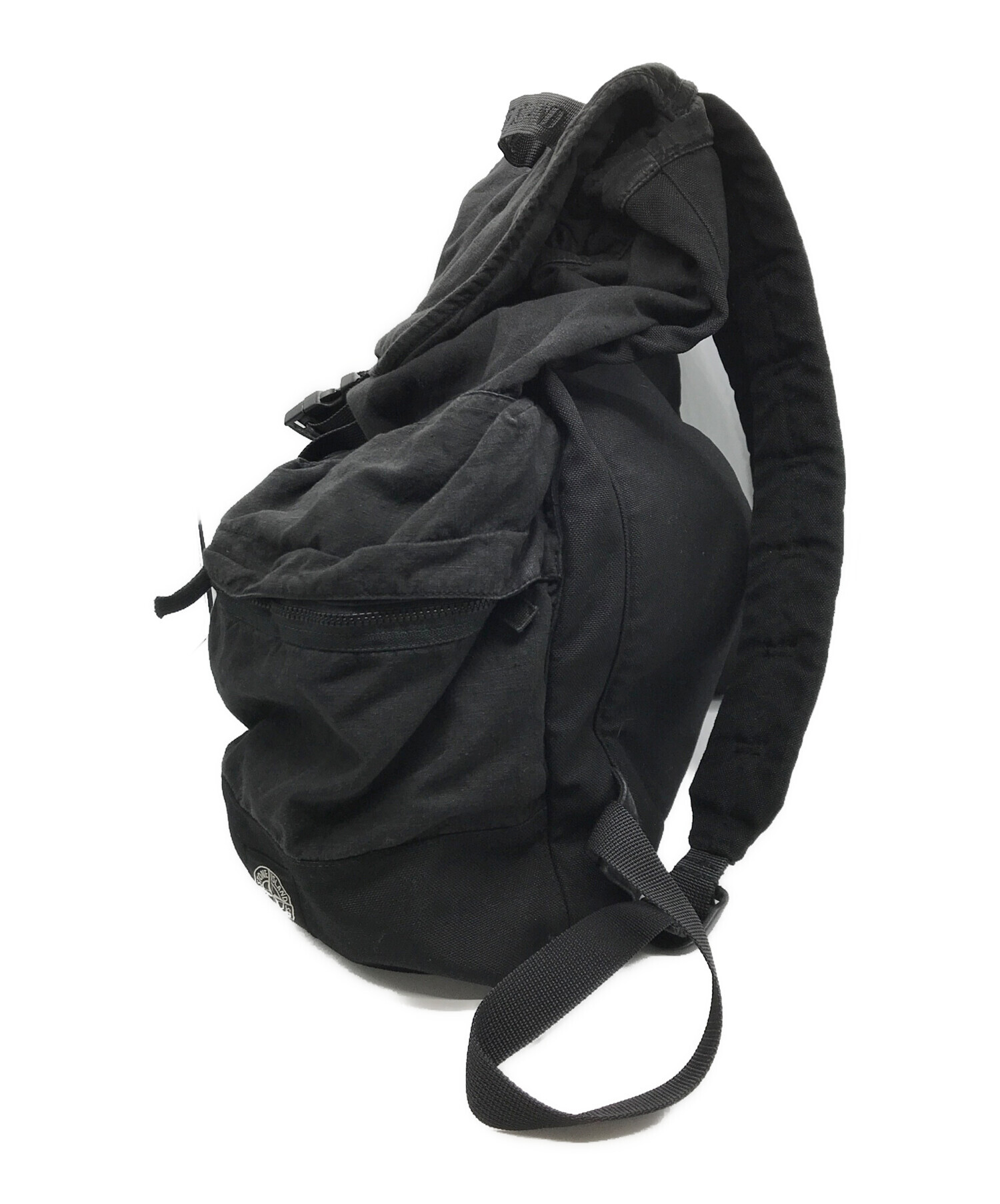 中古・古着通販】STONE ISLAND (ストーンアイランド) LINO NYLON TELA-TC BACKPACK ブラック｜ブランド・古着通販  トレファク公式【TREFAC FASHION】スマホサイト