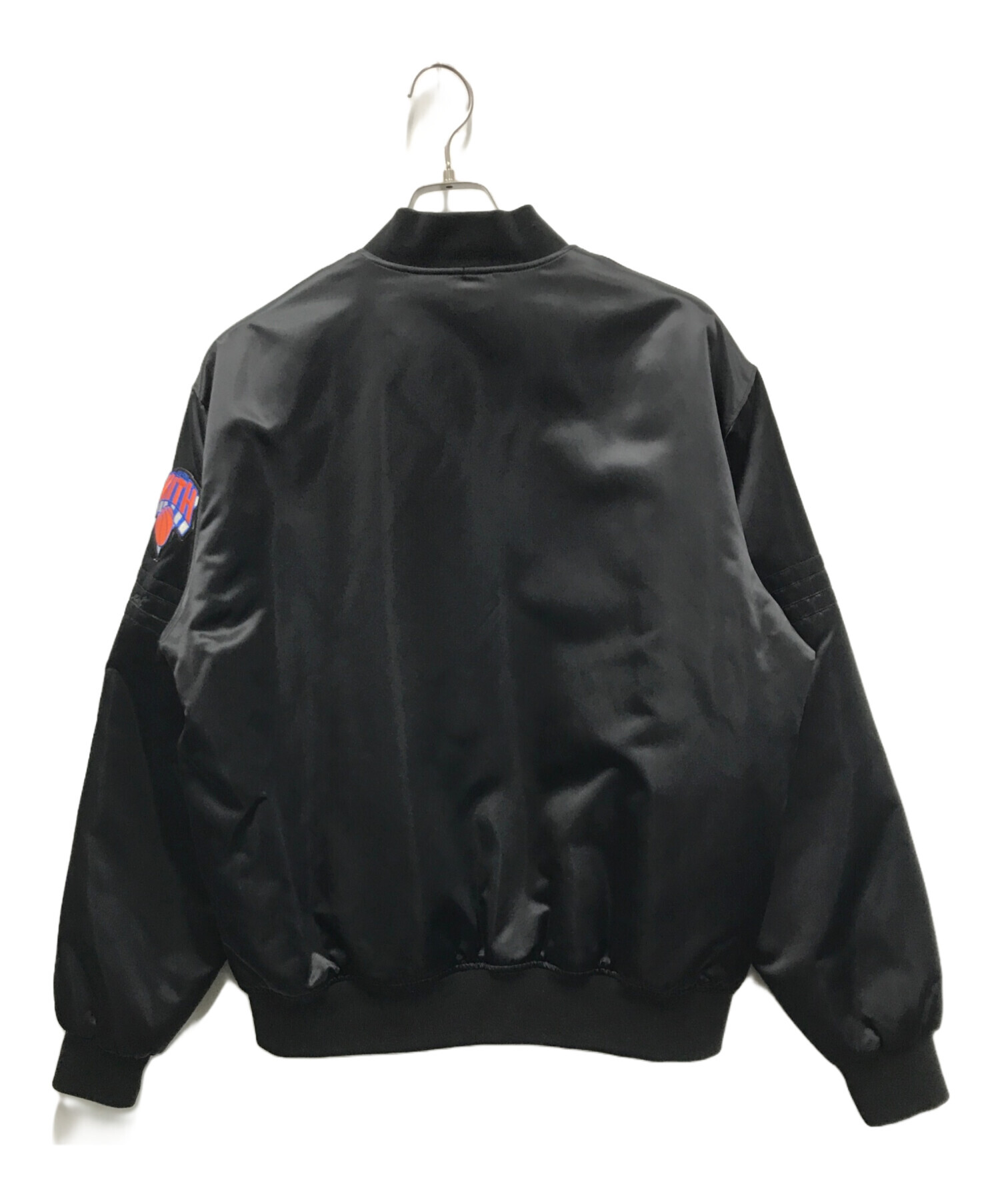 中古・古着通販】KITH (キス) Knicks Satin Bomber Jacket ブラック サイズ:M｜ブランド・古着通販  トレファク公式【TREFAC FASHION】スマホサイト