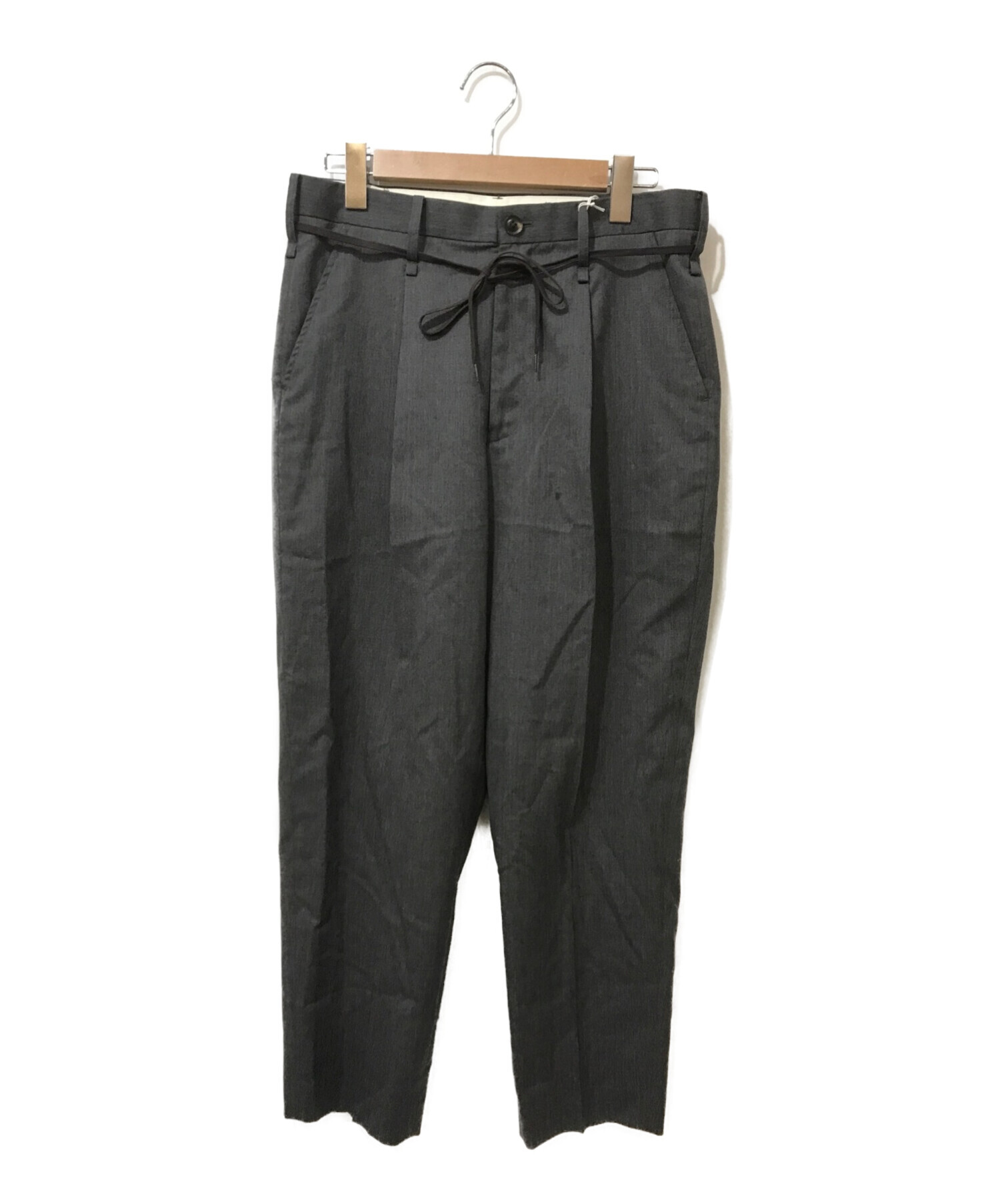 doublet (ダブレット) WIDE TAPERED TROUSER グレー サイズ:MEDIUM