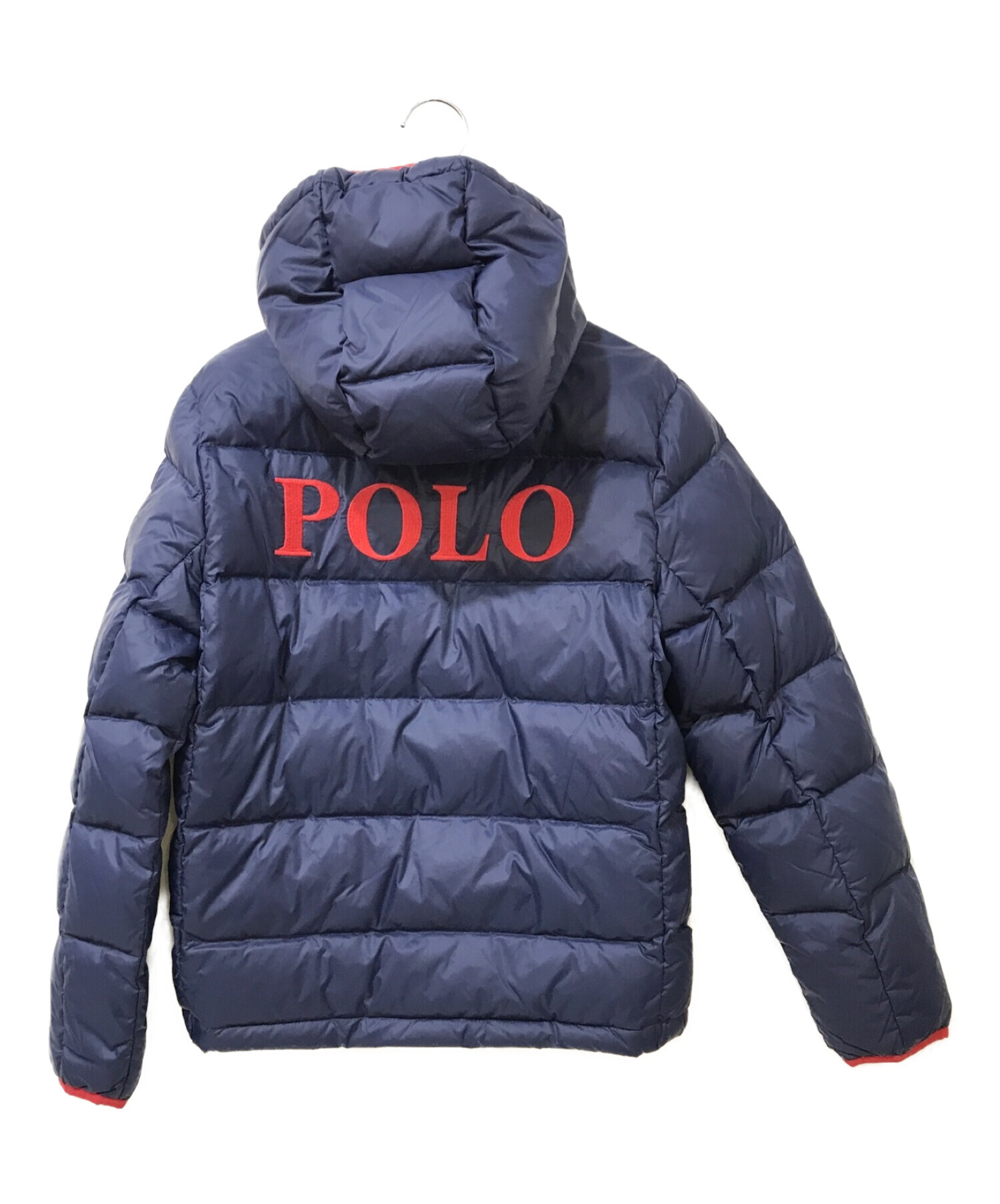 POLO RALPH LAUREN (ポロ・ラルフローレン) ダウンジャケット ネイビー サイズ:14-16