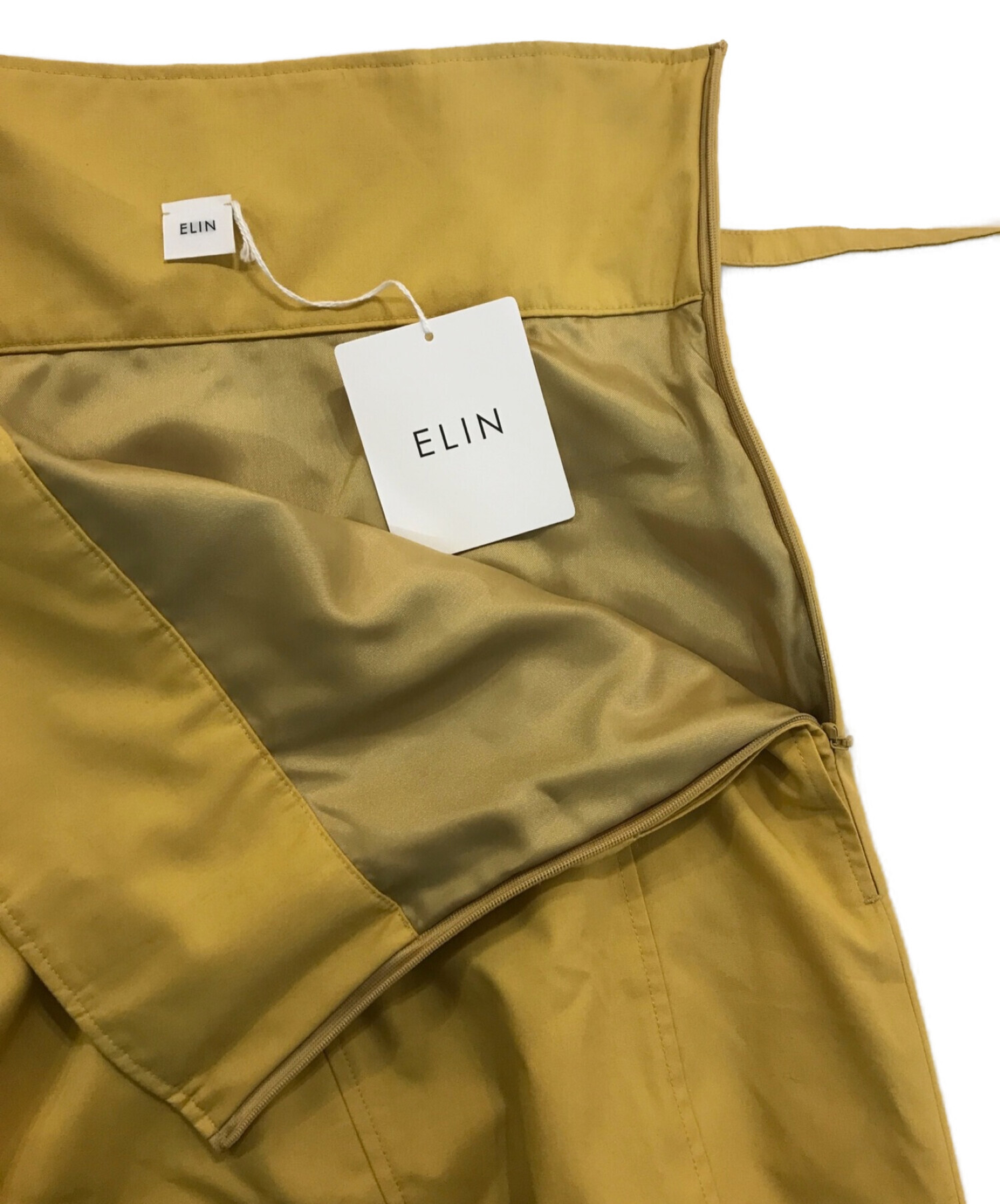 ELIN (エリン) フレアスカート イエロー サイズ:36 未使用品