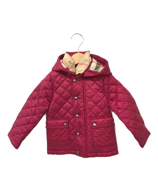 BURBERRY CHILDREN (バーバリー チルドレン) 裏ノバチェックキルトジャケット ショッキングピンク サイズ:90cm 未使用品