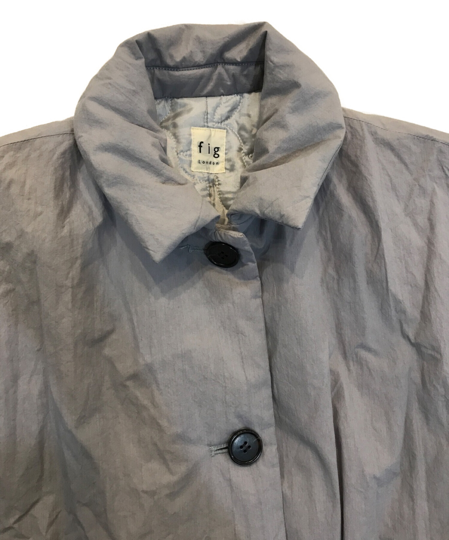 fig London (フィグロンドン) 中綿コート / cloud coat グレー サイズ:FREE
