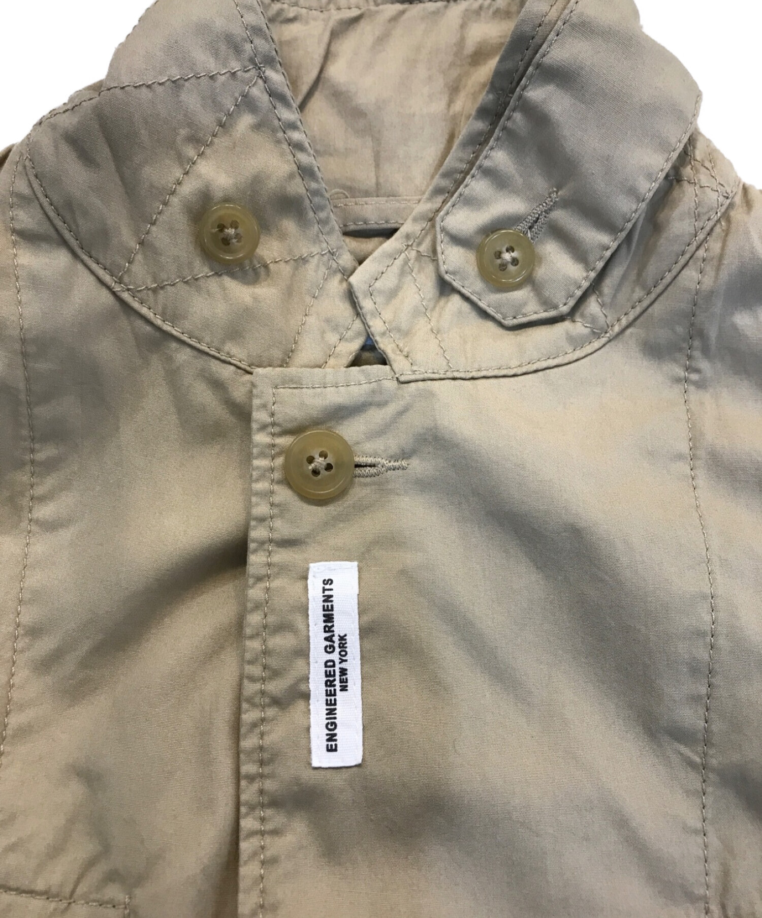 Engineered Garments (エンジニアドガーメンツ) ステンカラーコート ブラウン サイズ:XS