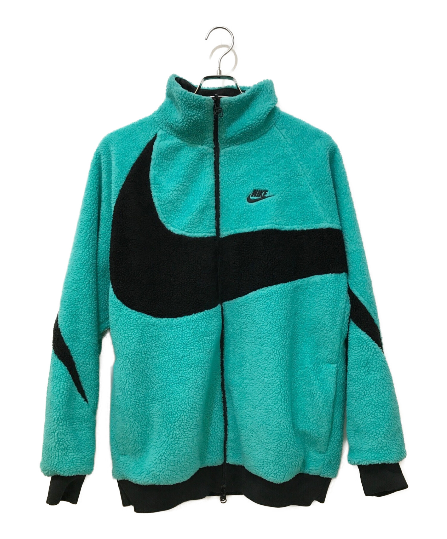 中古・古着通販】NIKE (ナイキ) リバーシブルボアジャケット ブラック