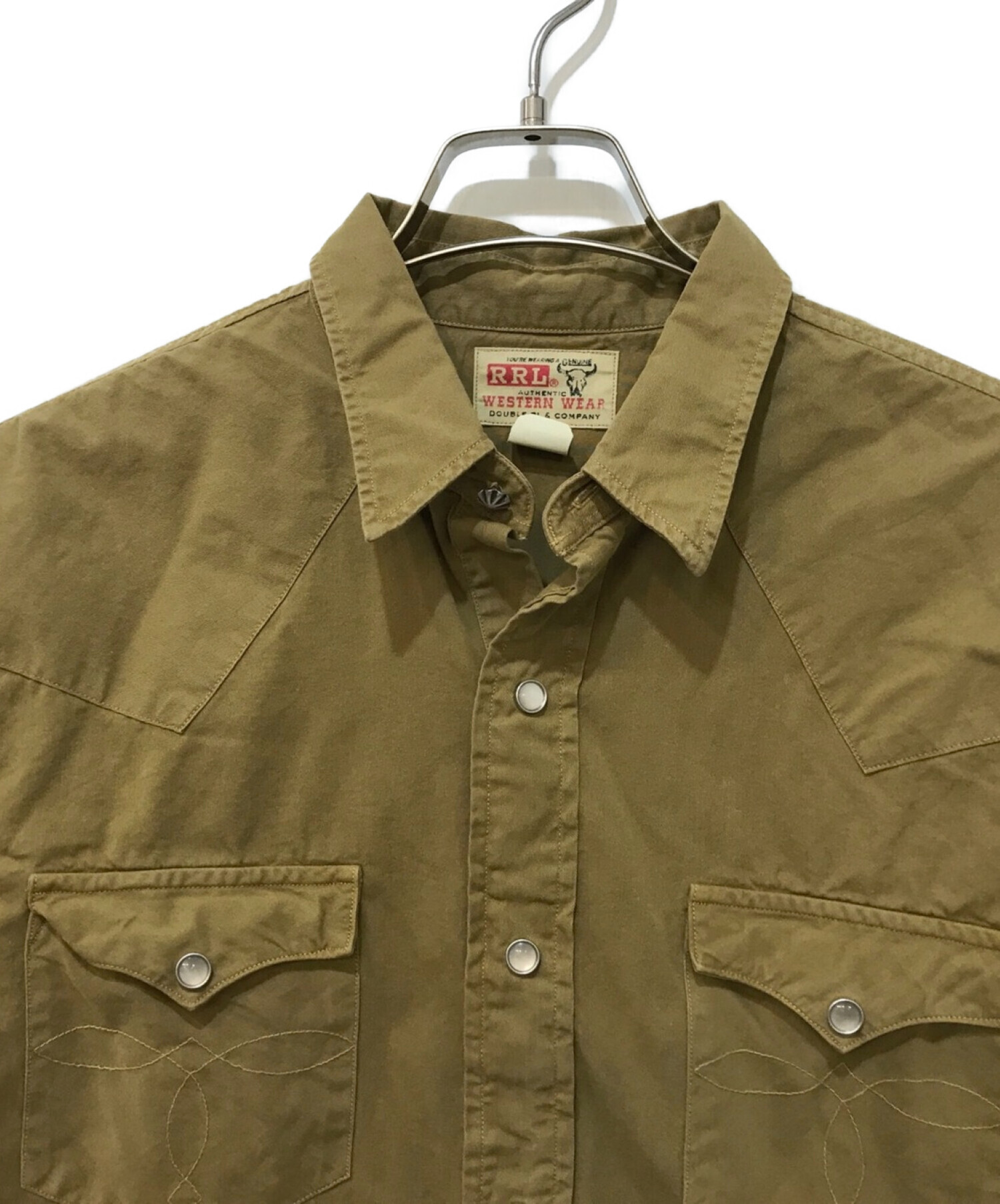 中古・古着通販】RRL (ダブルアールエル) コンチョボタンウエスタン