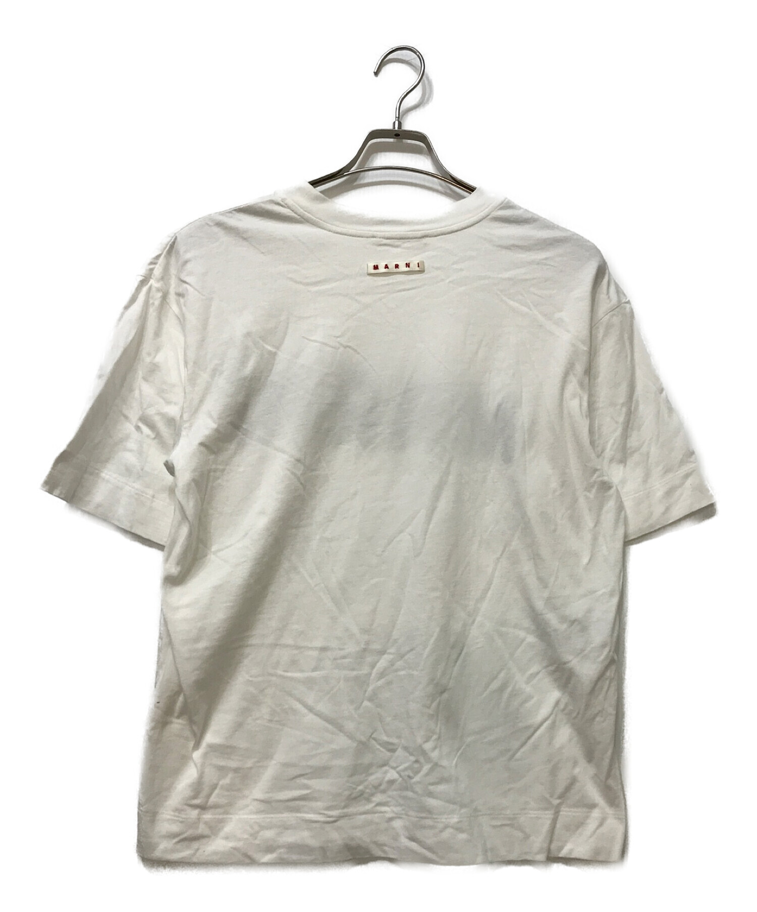 MARNI (マルニ) ロゴプリントTシャツ ホワイト サイズ:38