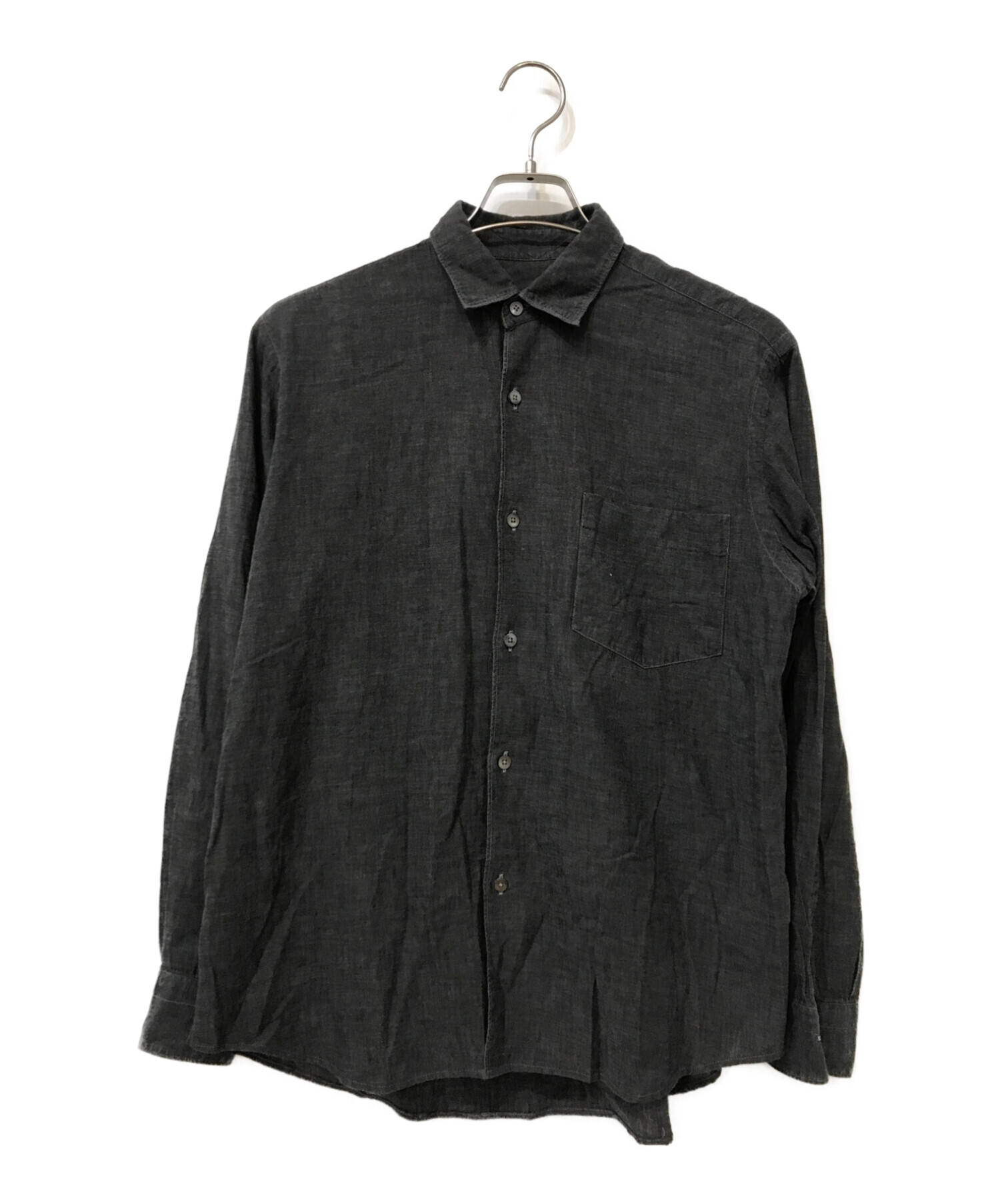 COMOLI (コモリ) レギュラーカラーシャツ グレー サイズ:1