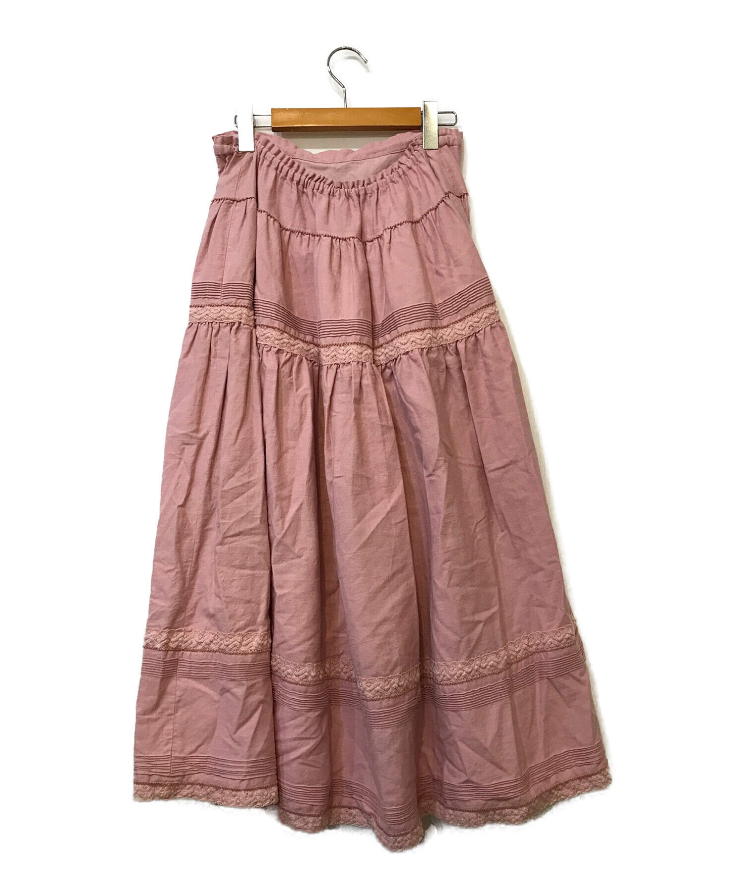 279ピンクハウスワンダフルワールド茶色のスカートスカート
