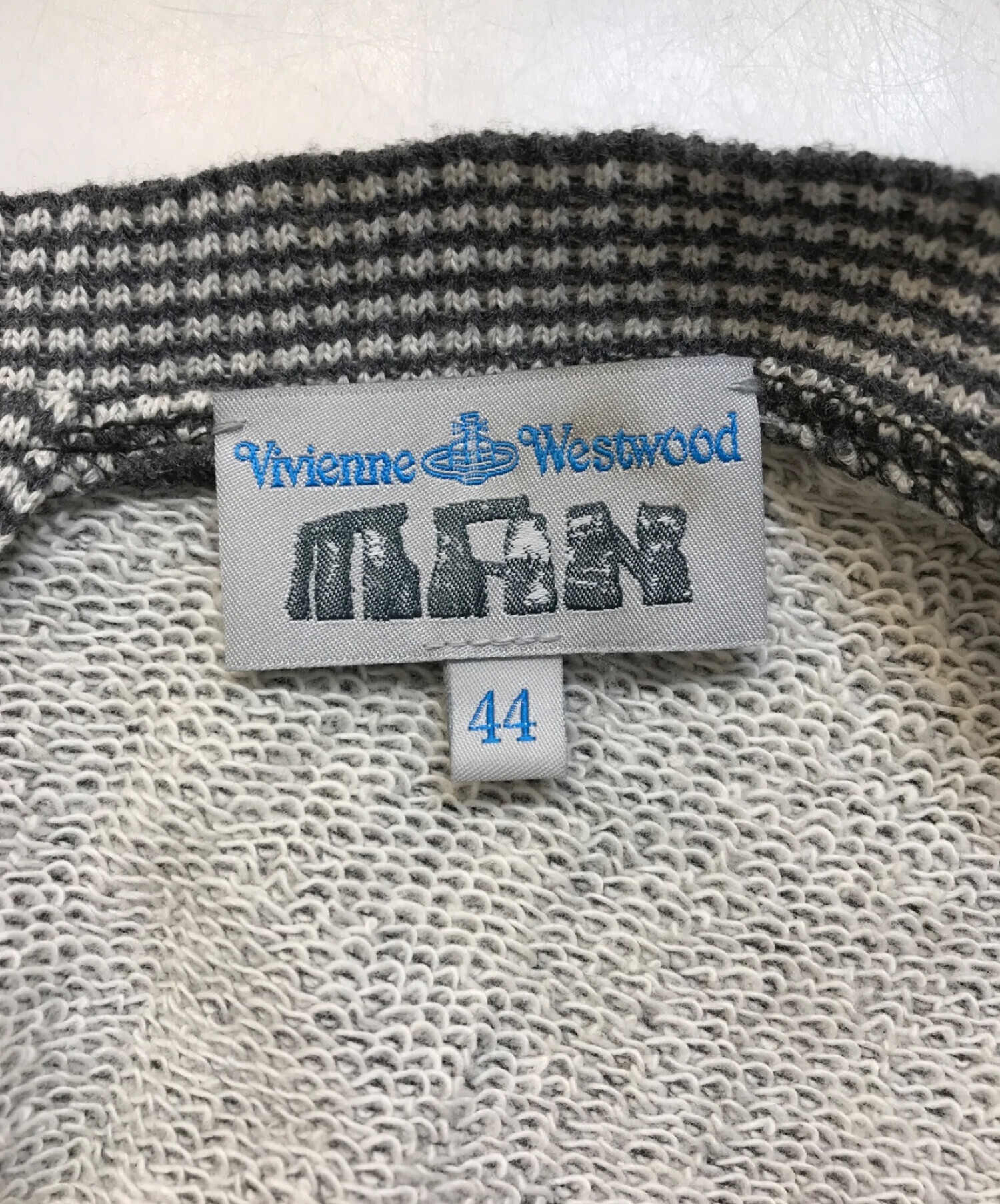 Vivienne Westwood man (ヴィヴィアン ウェストウッド マン) プリントスウェット グレー サイズ:44
