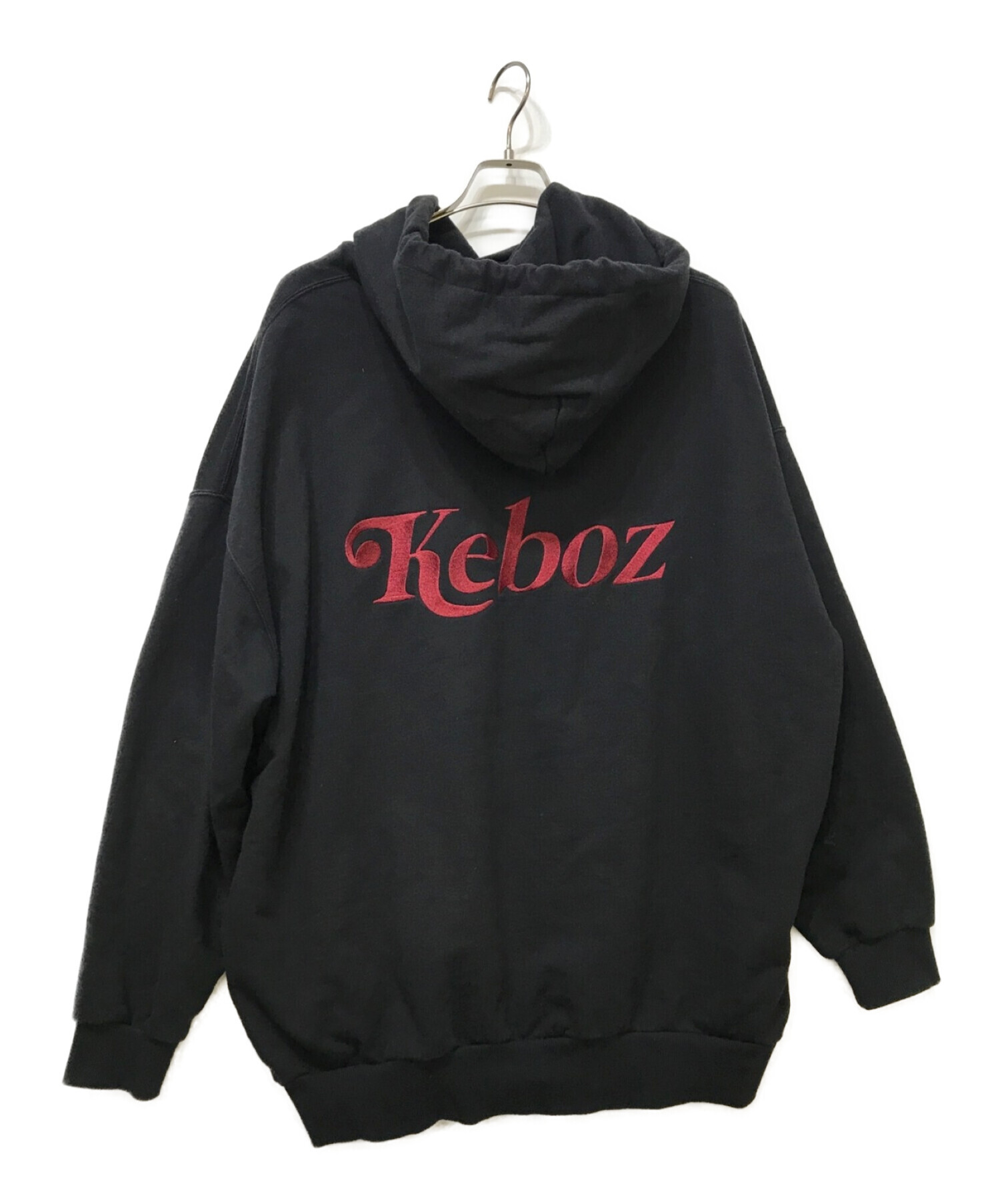 KEBOZ (ケボズ) パーカー ブラック サイズ:XL