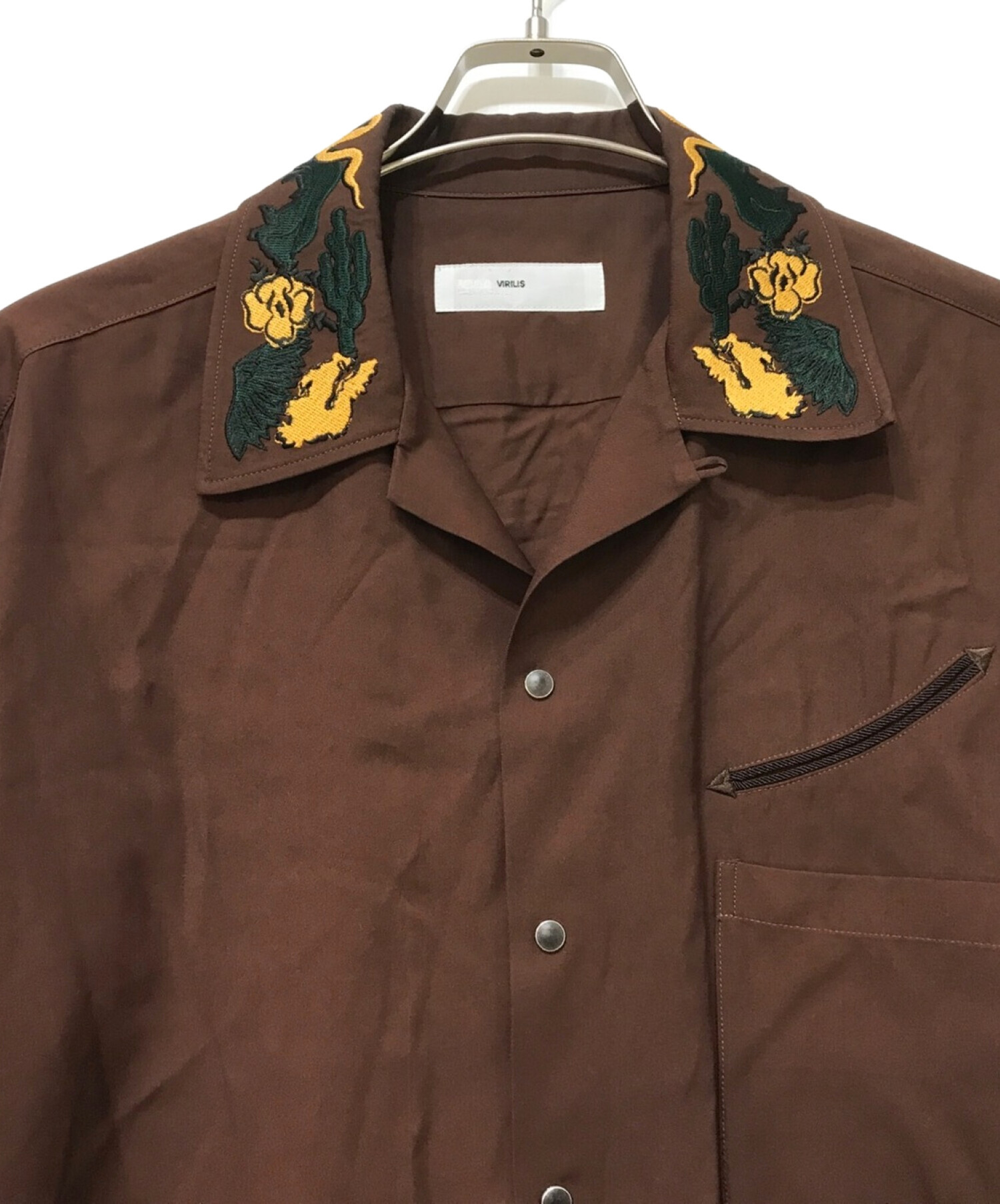 TOGA VIRILIS Rayon twill shirt - シャツ