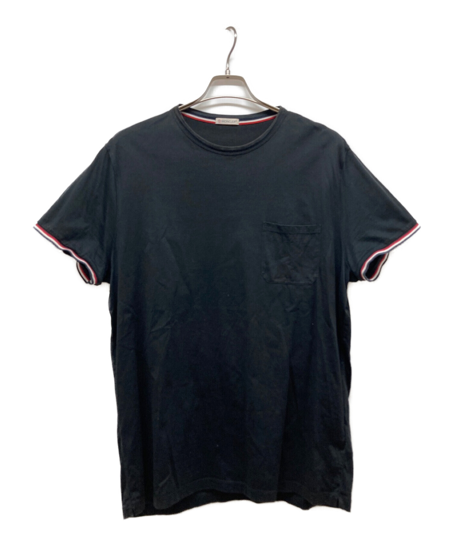 中古・古着通販】MONCLER (モンクレール) Tシャツ ネイビー サイズ