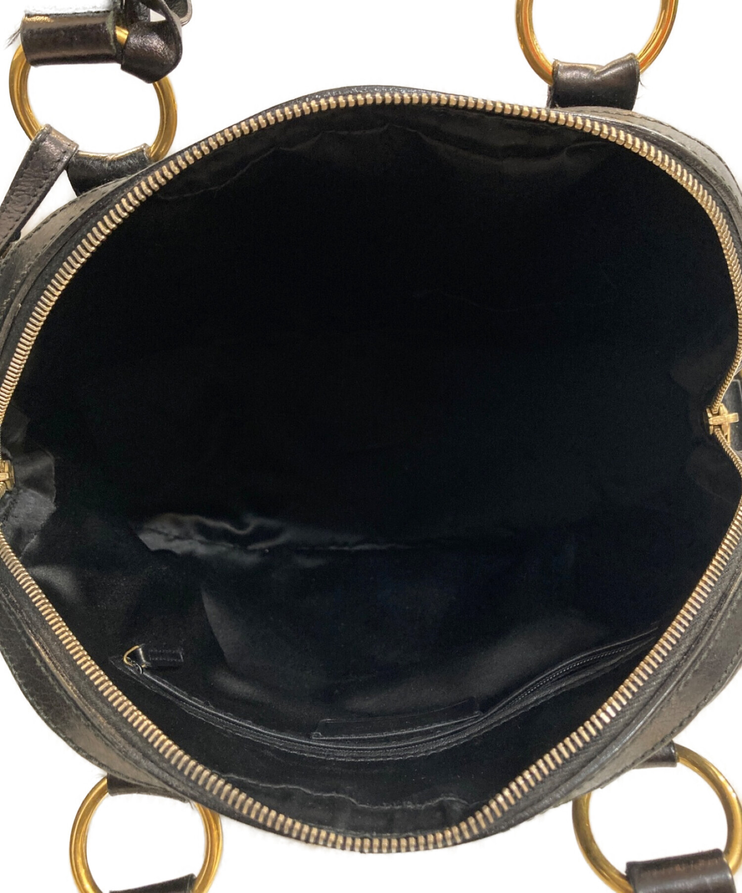 中古・古着通販】Yves Saint Laurent (イヴサンローラン) ハンドバッグ ブラック｜ブランド・古着通販 トレファク公式【TREFAC  FASHION】スマホサイト